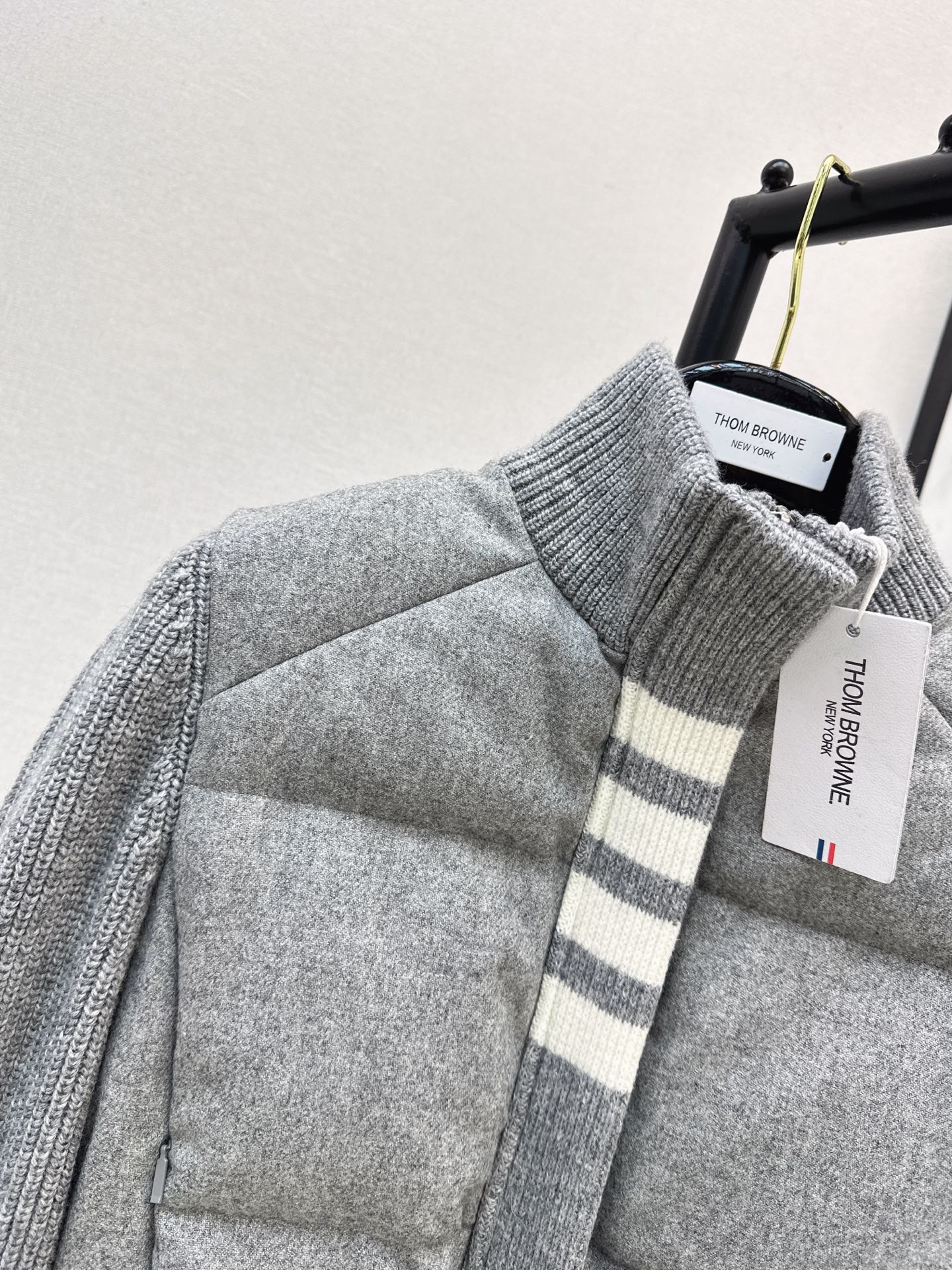Thom 26fw knit contract down jacket
