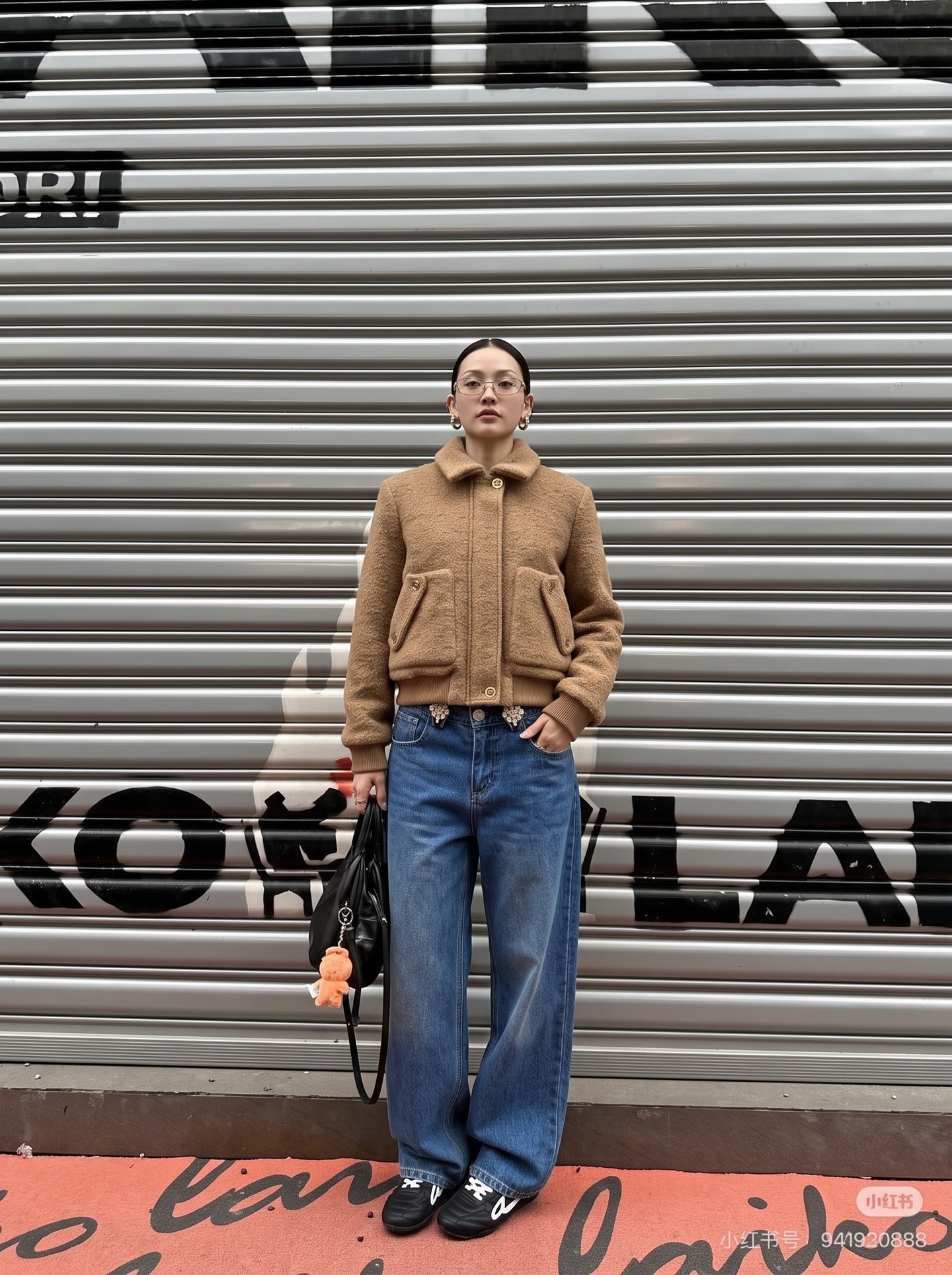 Chan 26fw sherpa fleece jacket