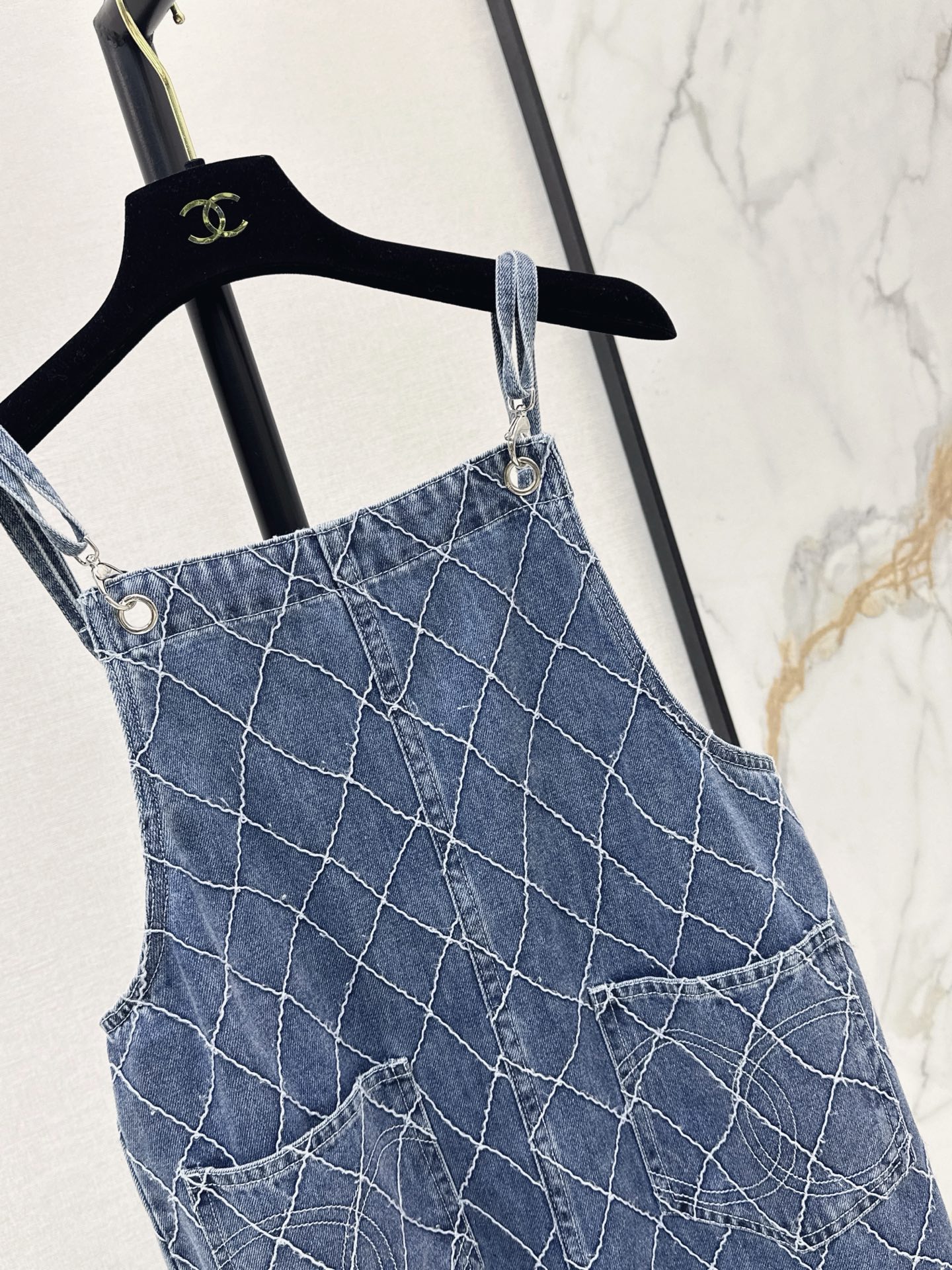 Chan 26fw denim jumpsuit