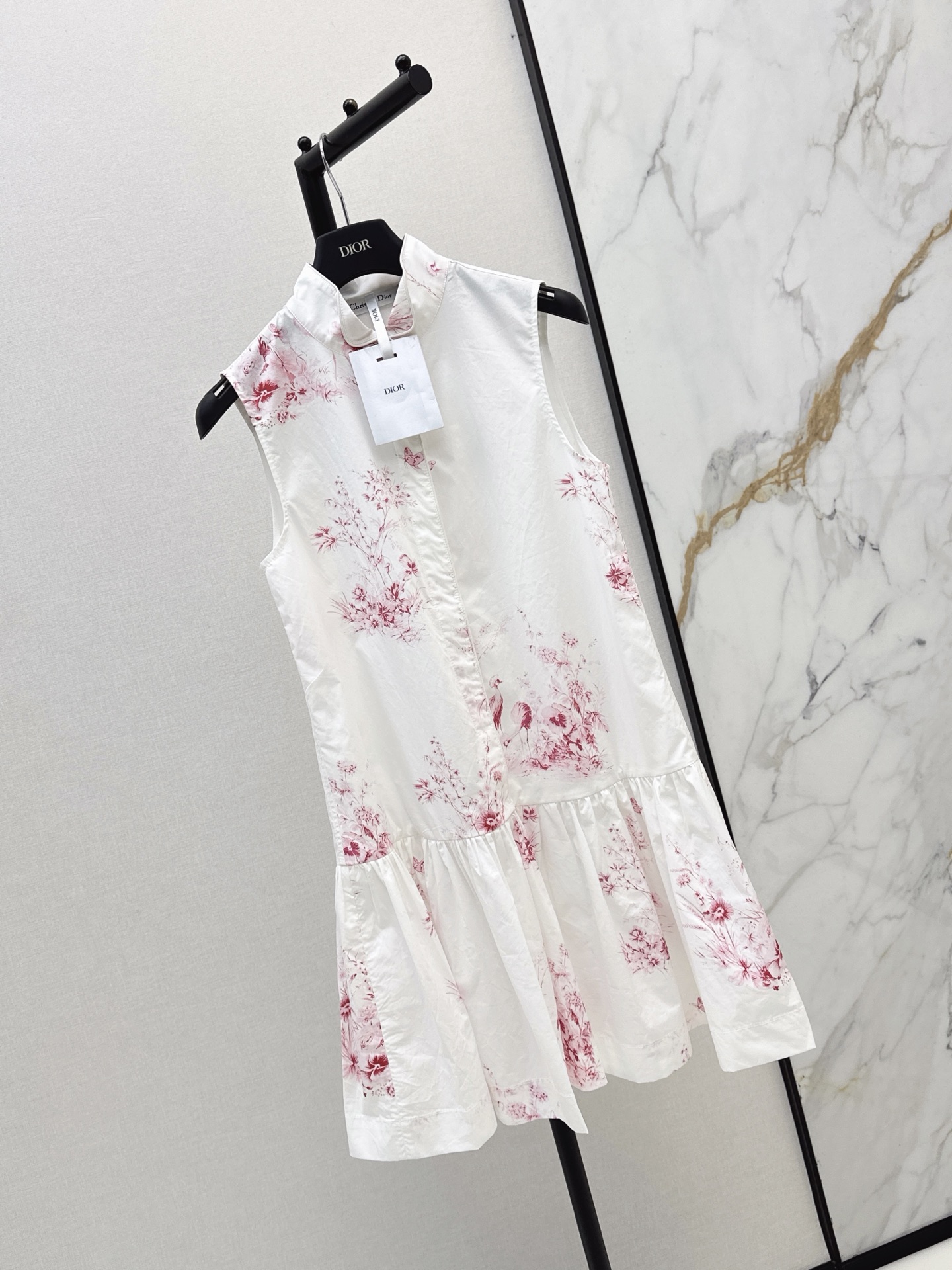CD 26ss sleeve print dress