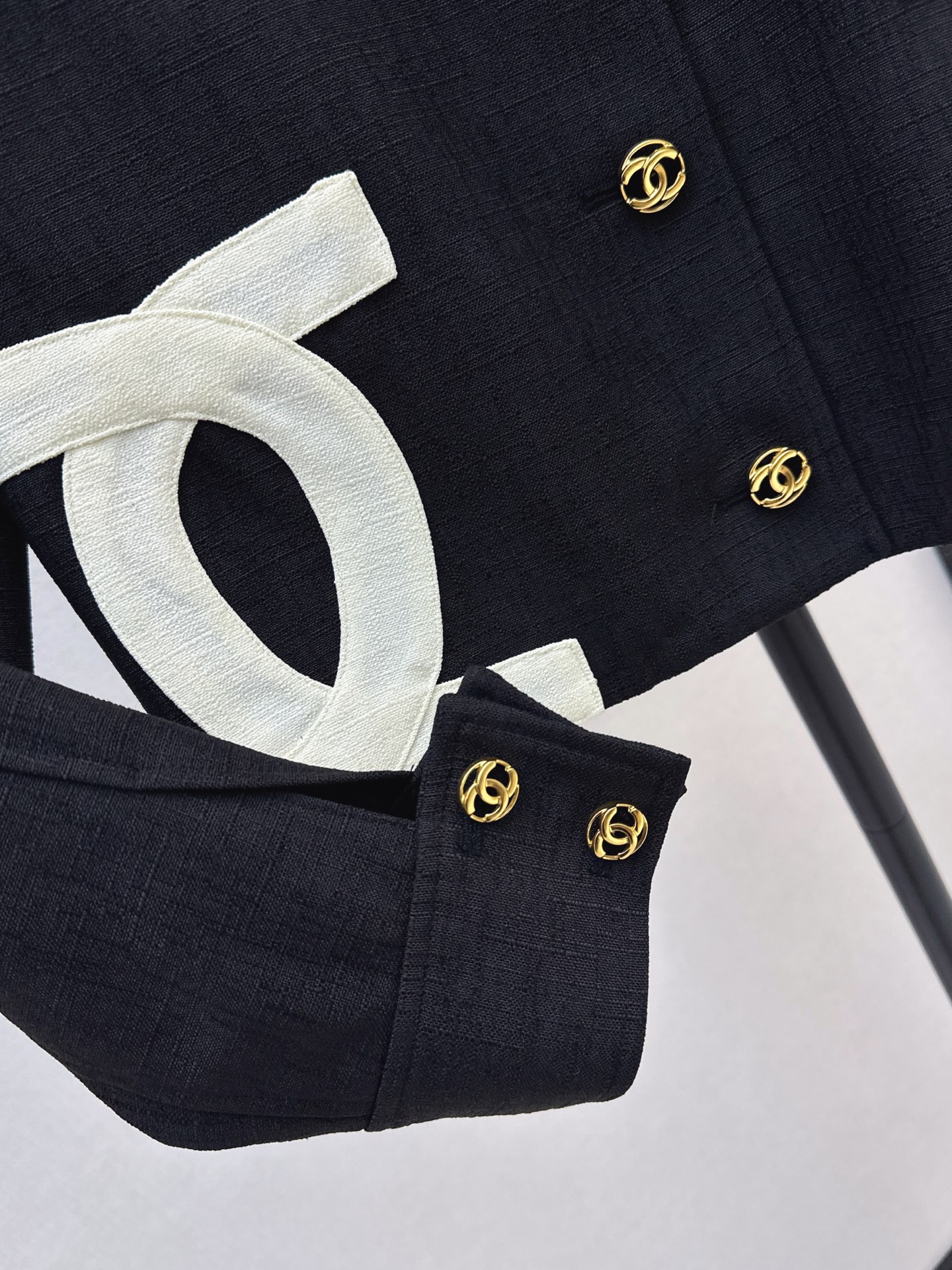 Chan 26fw cropped woven jacket
