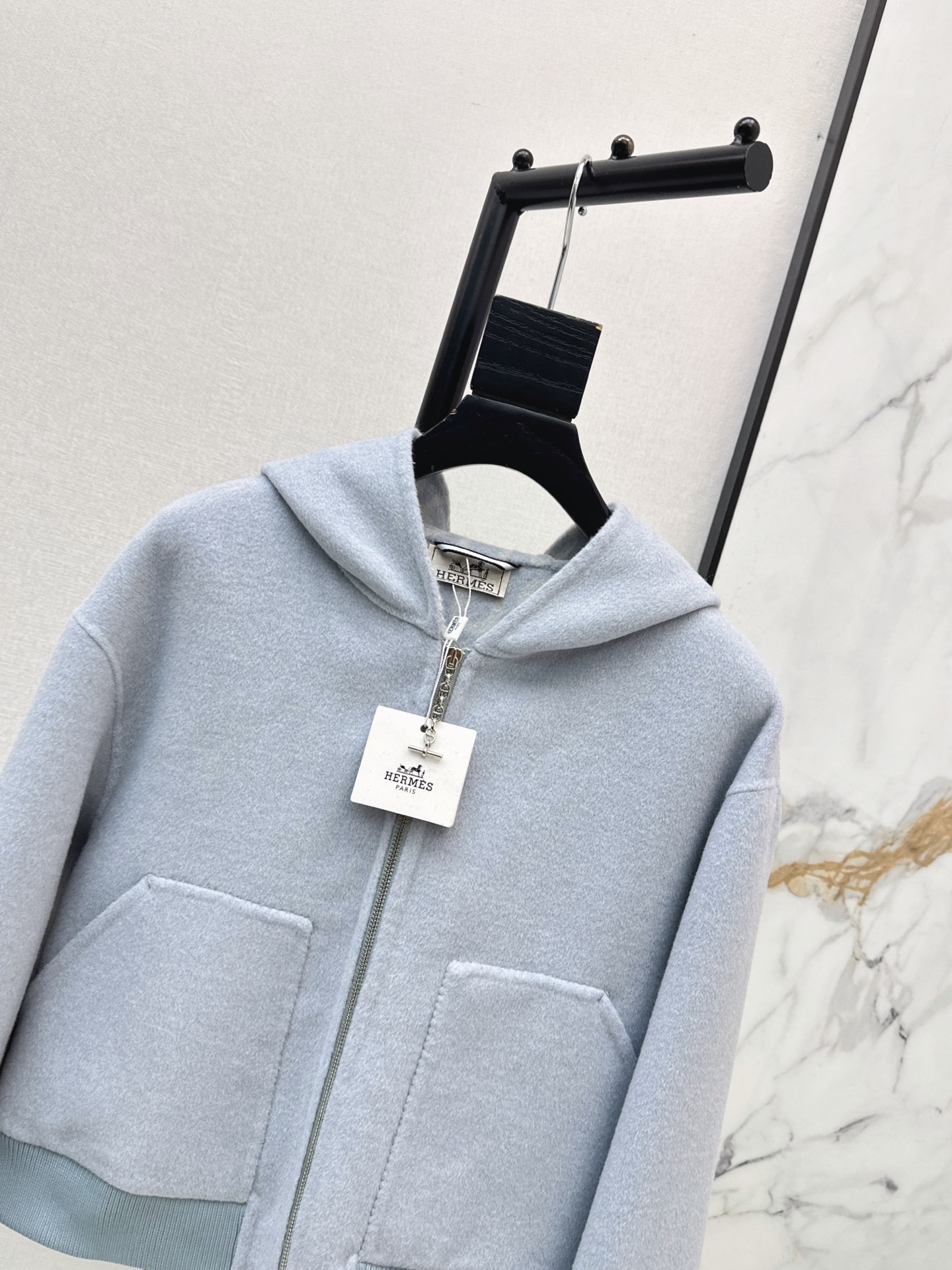 Her 26fw cashmere hooded jacket