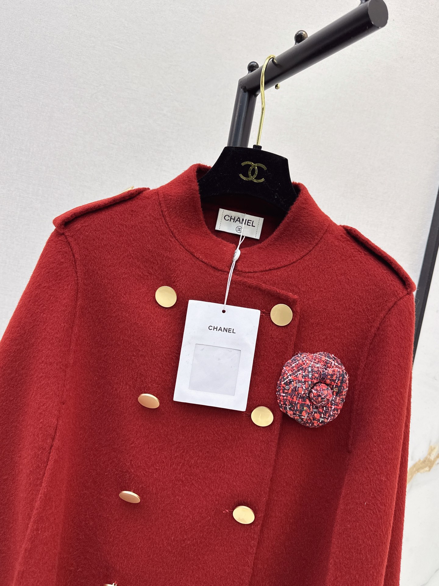 Chan 26fw woolen cape jacket