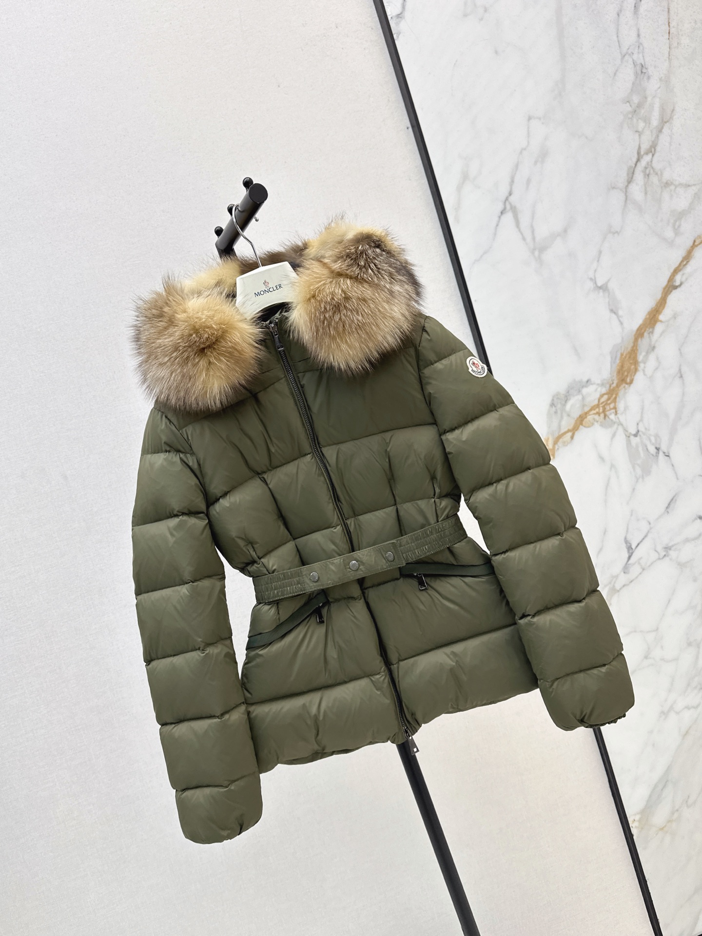 Monc 26fw hooded down jacket