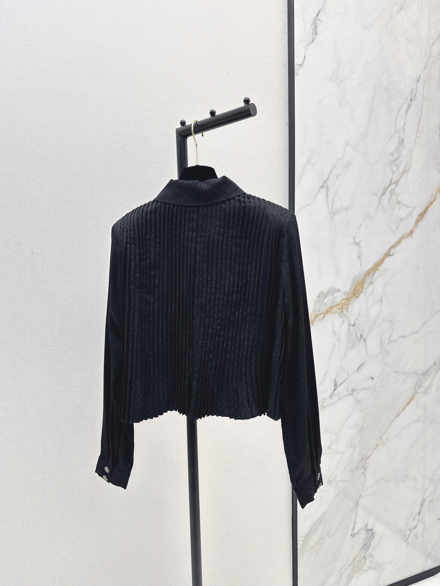 Chan 26fw jacquard silk jacket