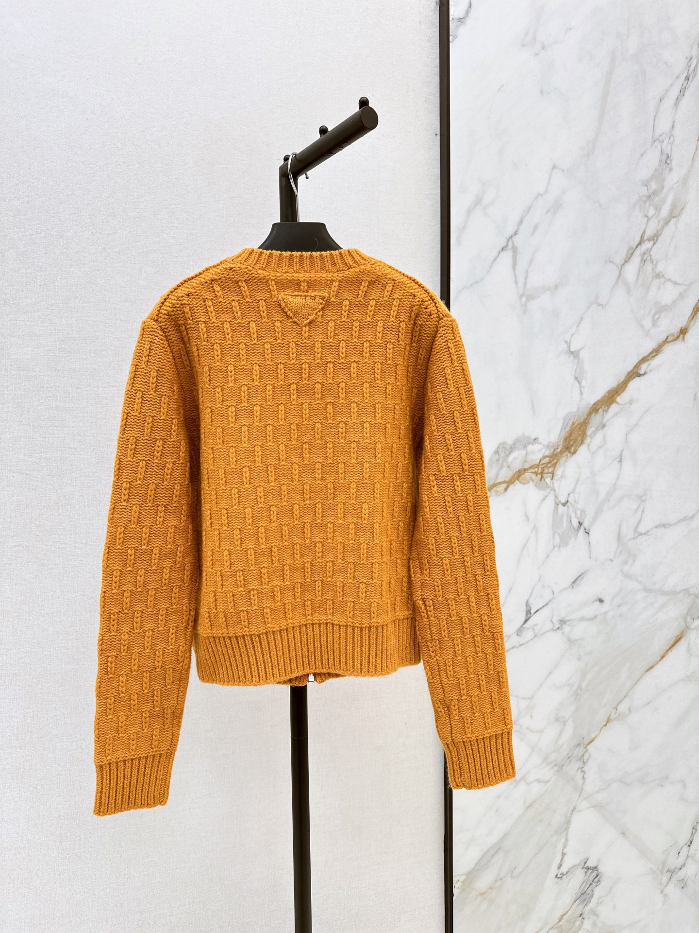 Pra 26fw zipper knit jacket
