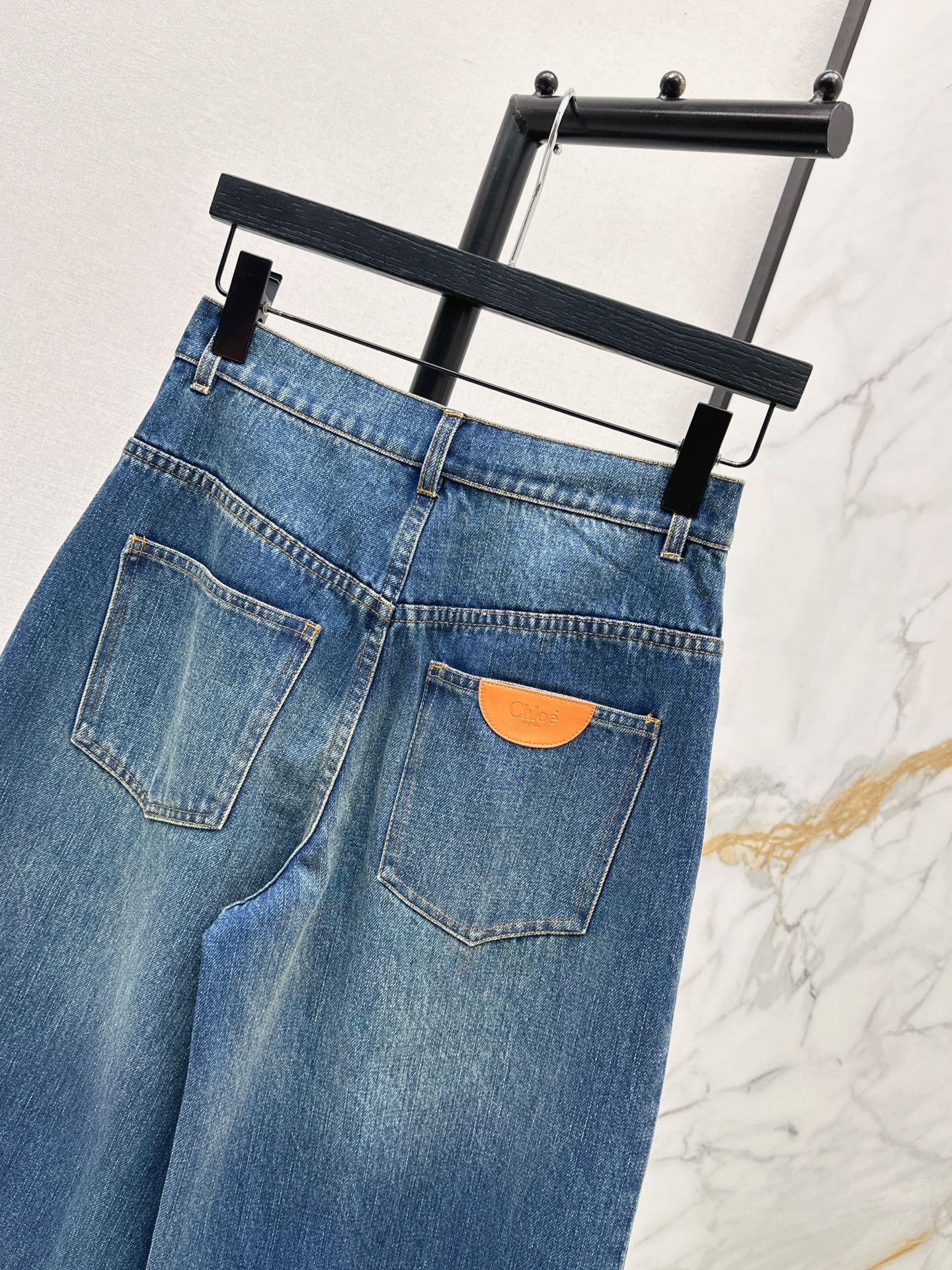 Chol 26fw straight-leg jeans