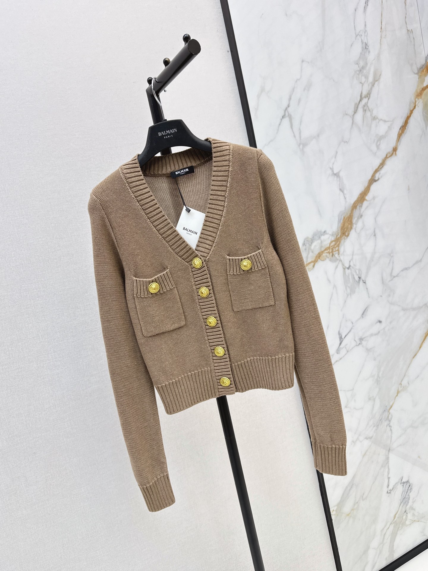 Bal 26fw knit cardigan