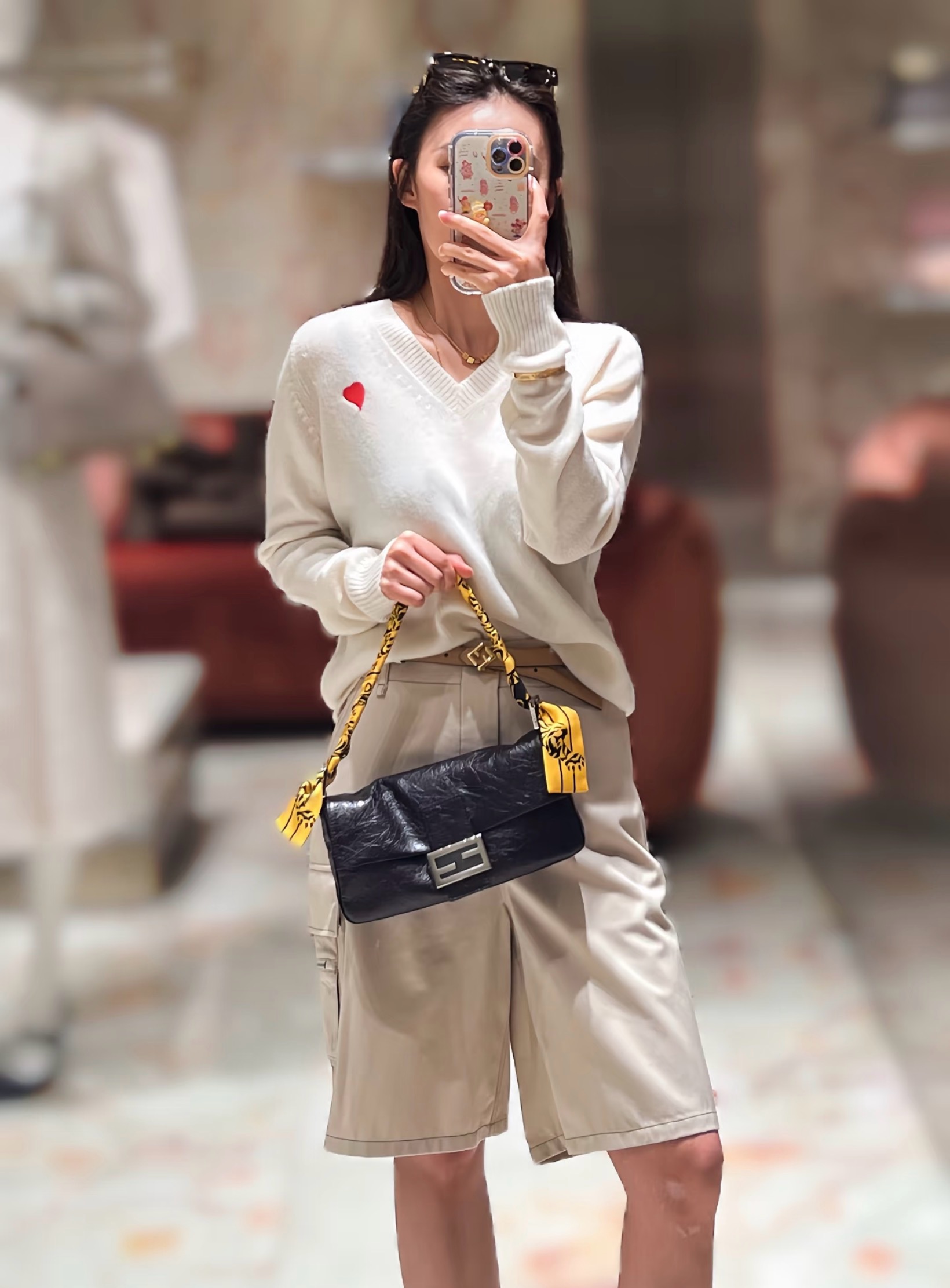 Fen 26fw knit sweater