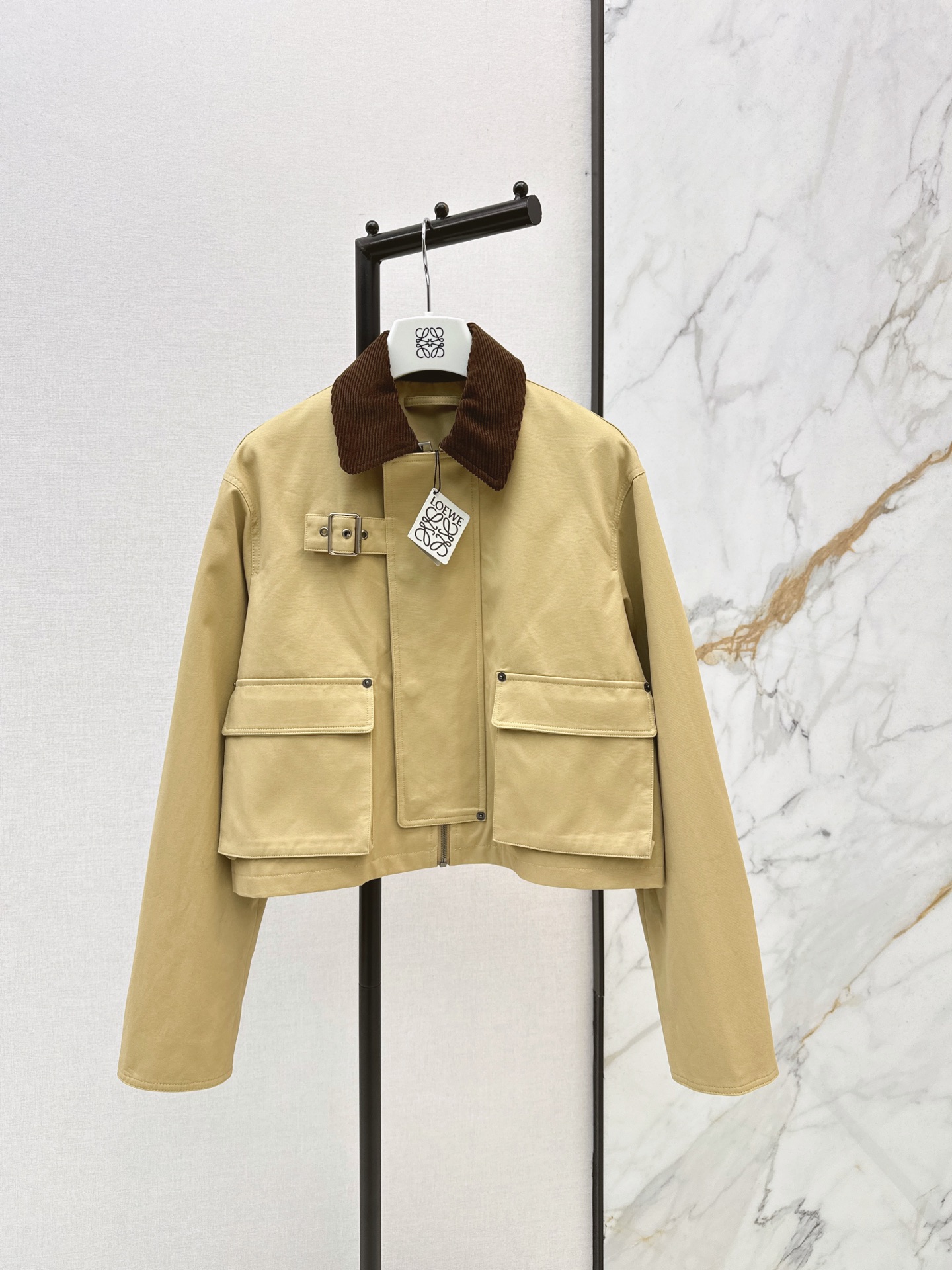 Loe 26fw zipper denim jacket