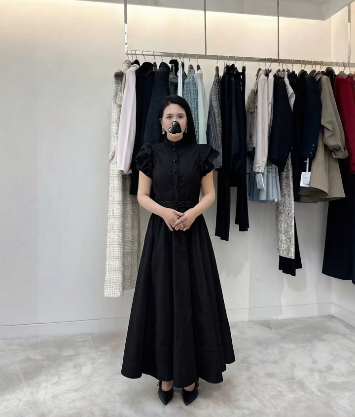 CD 26fw ruffle dress