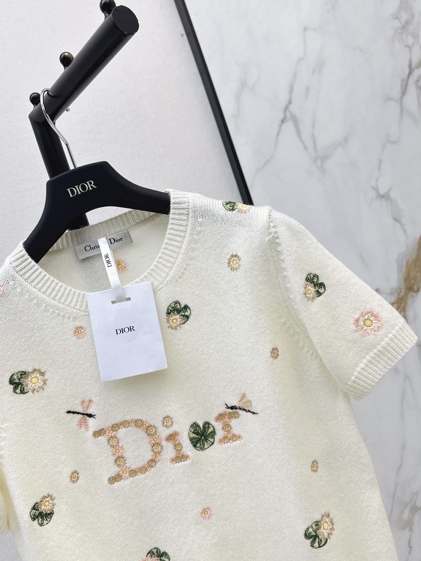 CD 26fw embroidery knitwear