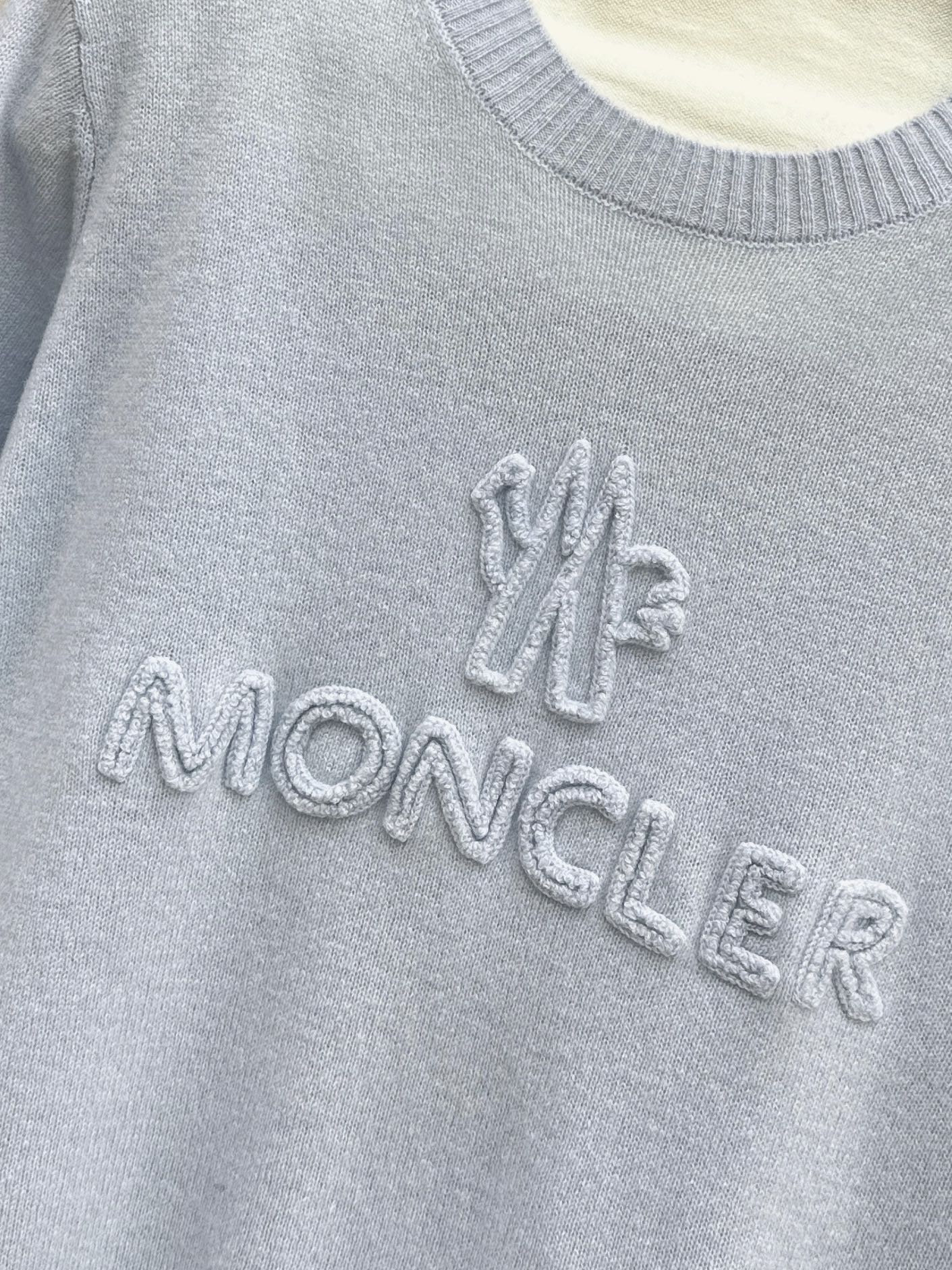 Monc 26fw embroidery knitwear