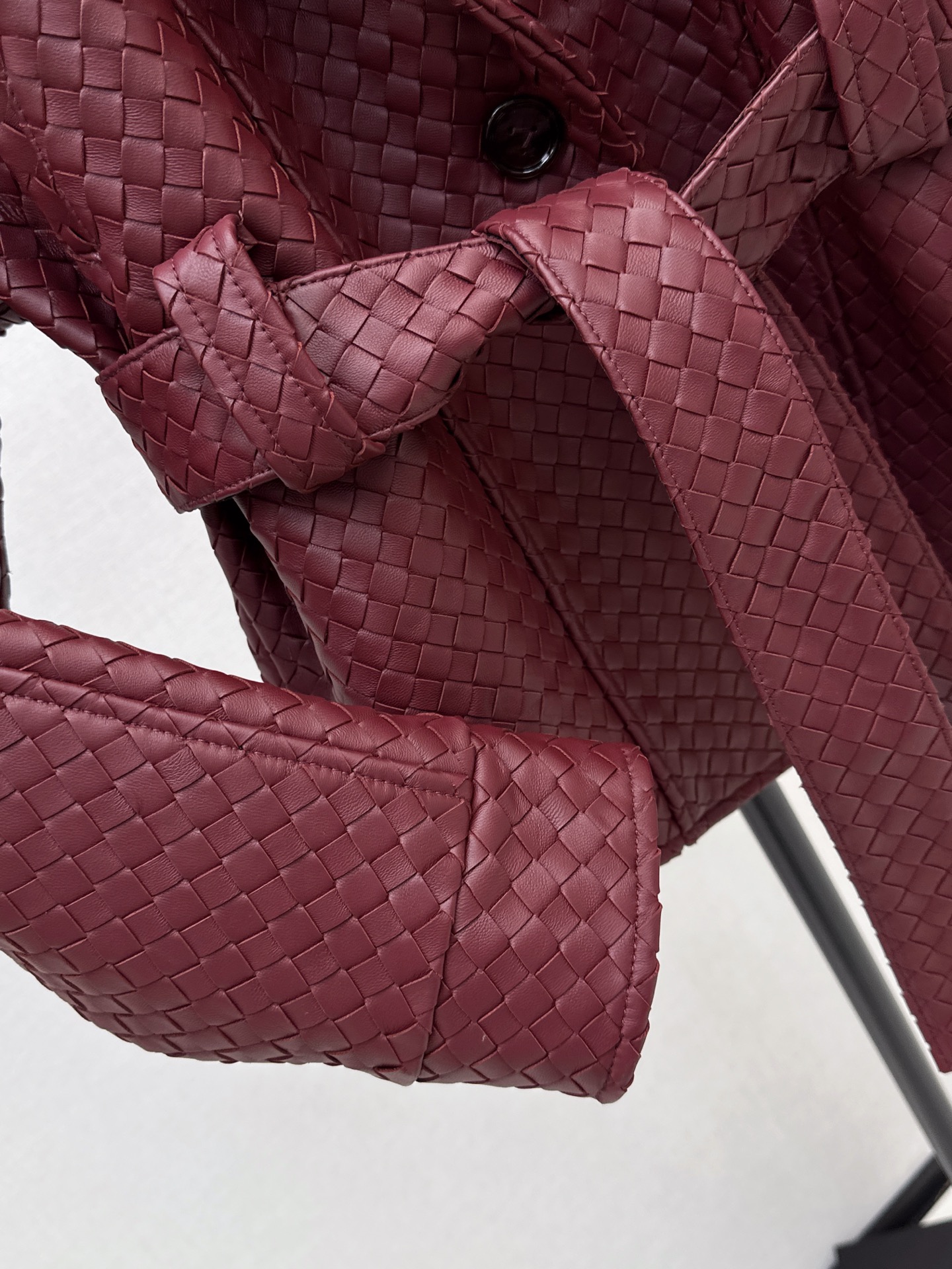 Bott 26ssbelted leather jacket