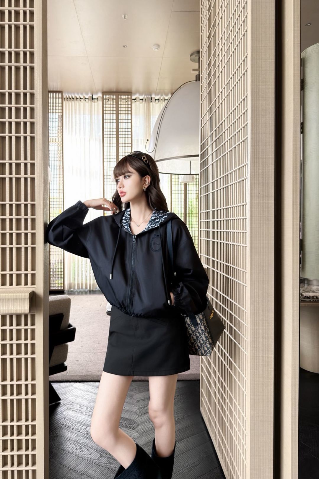 CD 26fw eversible hooded jacket