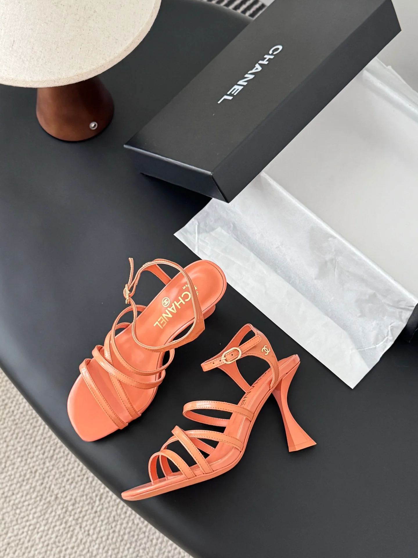 Chan 25fw high heel sandals