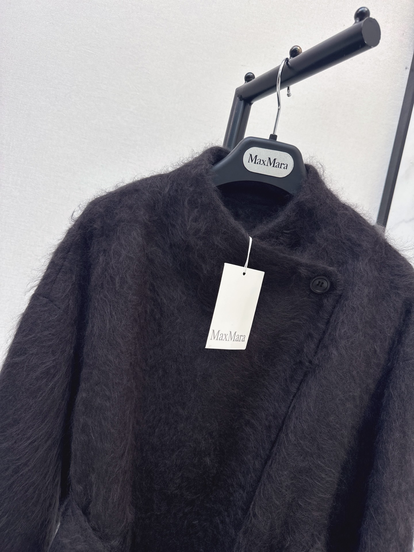 Max 26fw woolen belted jacket
