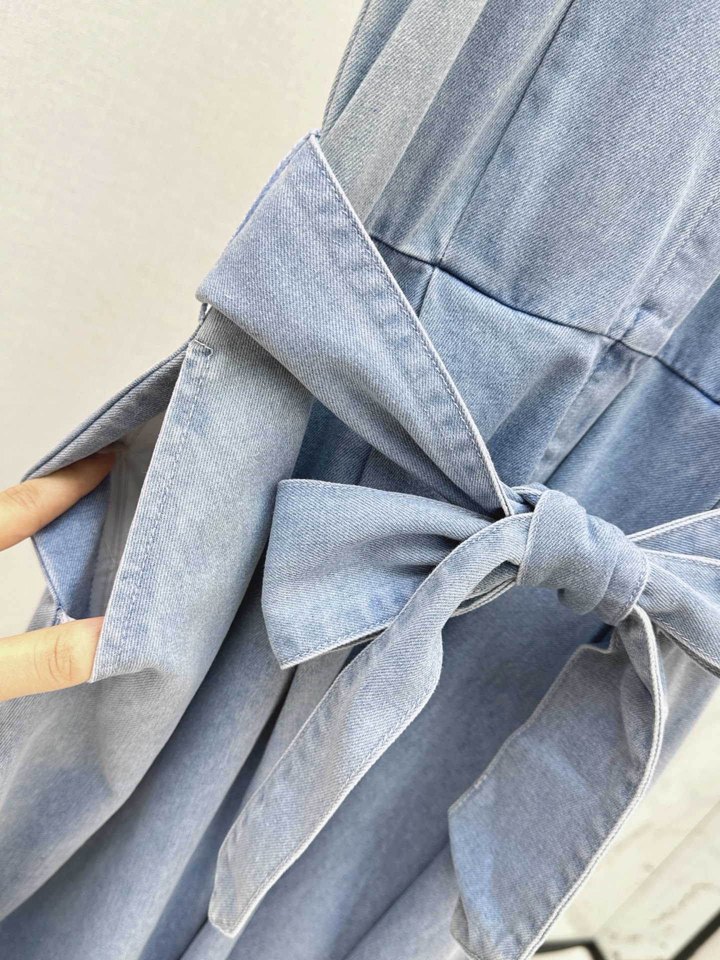 Ralp 26fw sleeveless denim dress