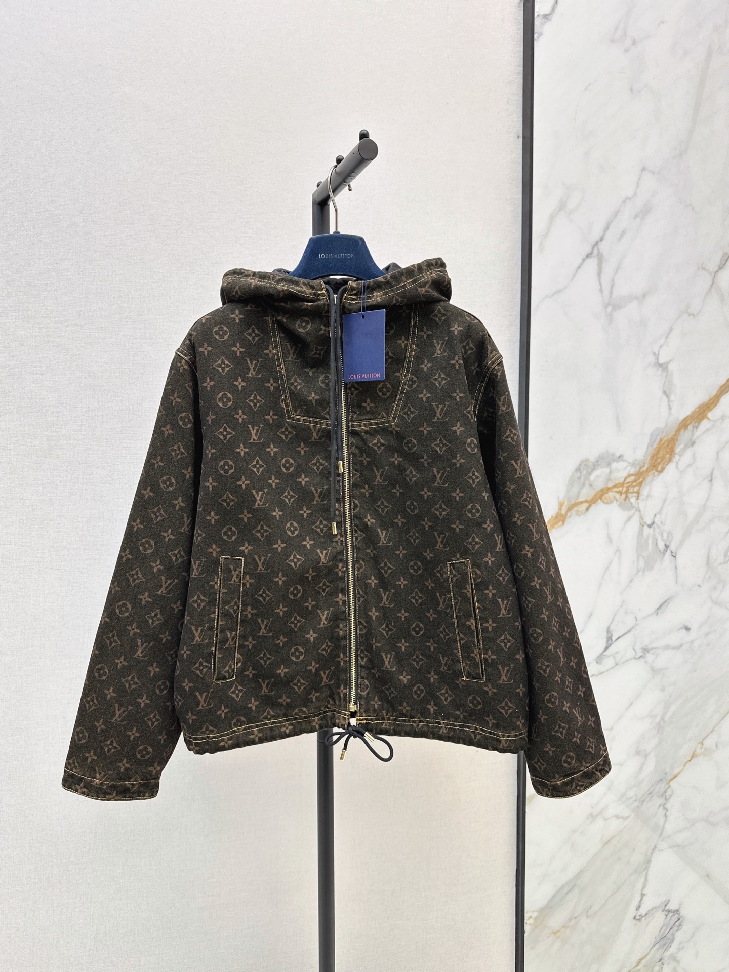 Loui 26fw hooded denim jacket