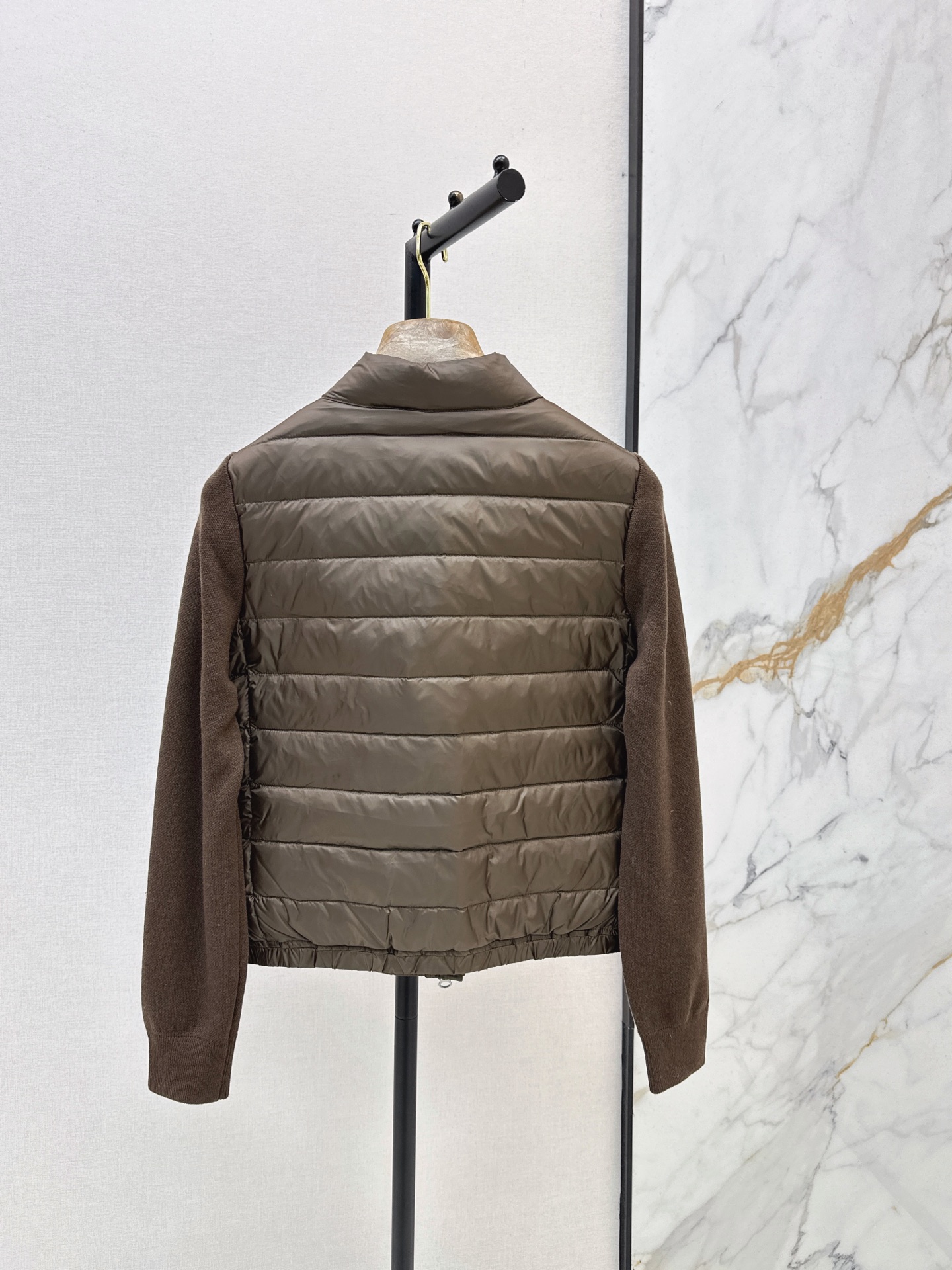 Bun 26fw knit contract down jacket