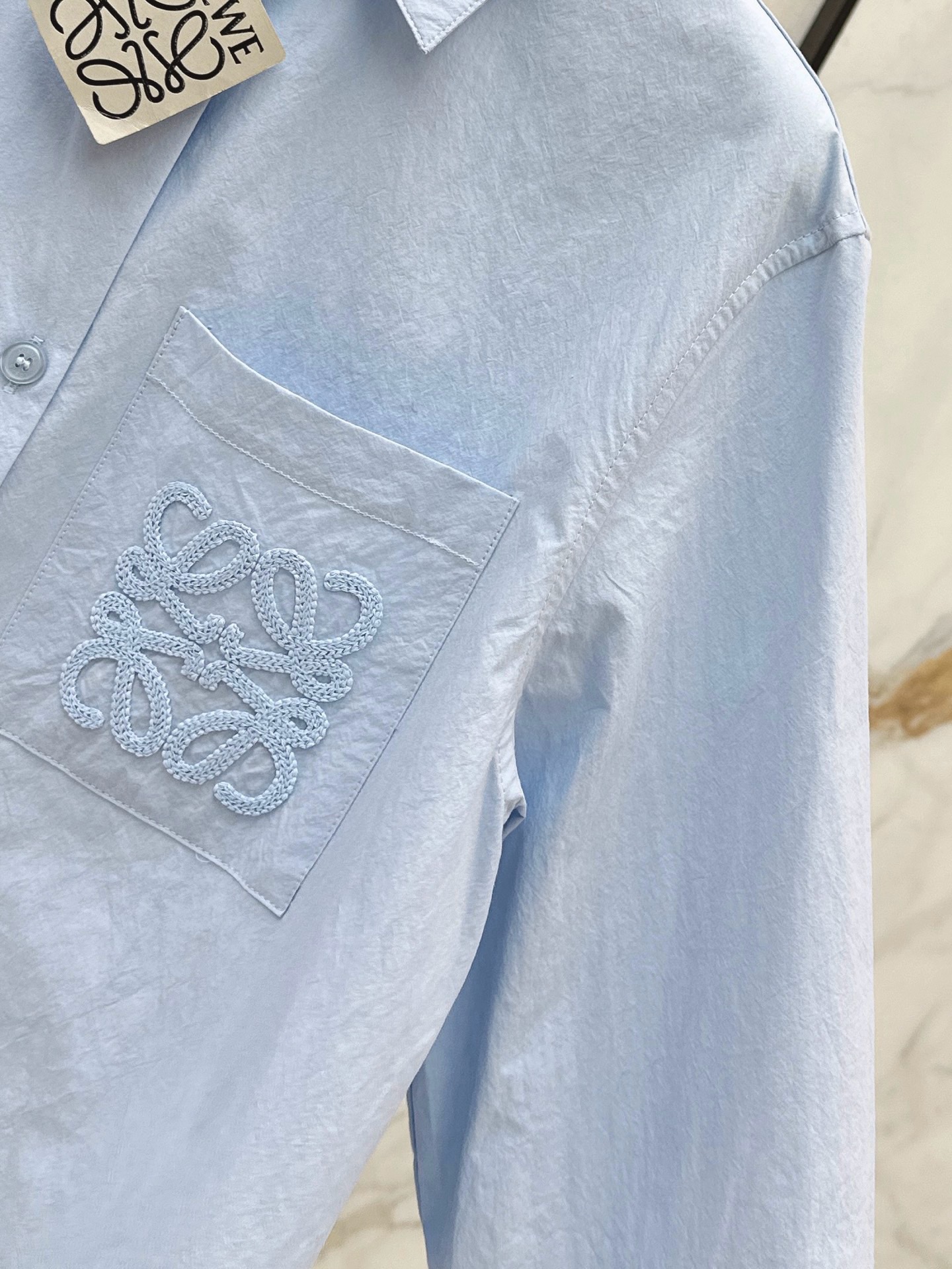 Loe 26ss embroidery shirt