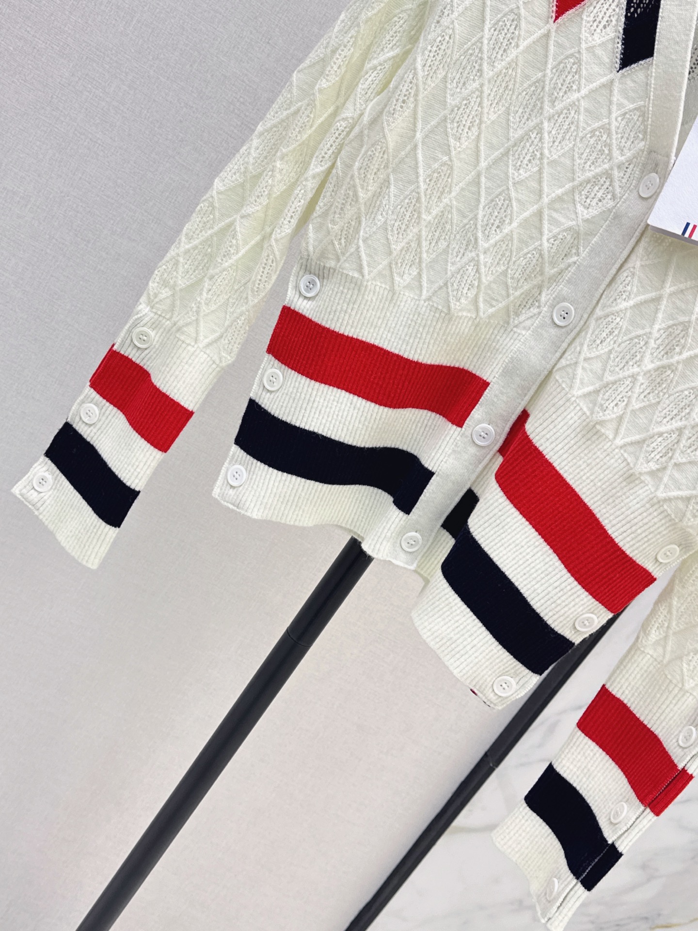 Thom 26fw jacquard cardigan
