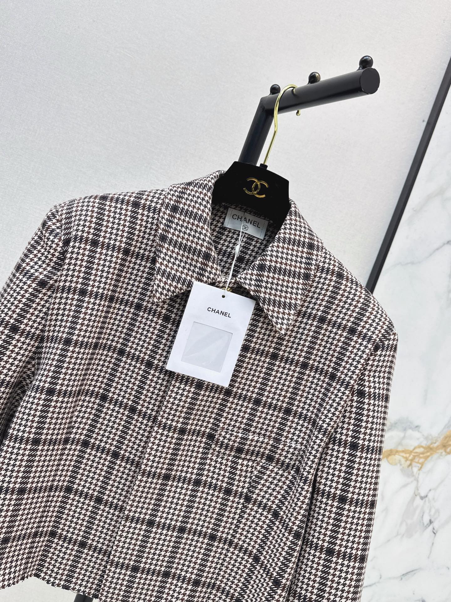 Chan 26fw houndstooth jacket