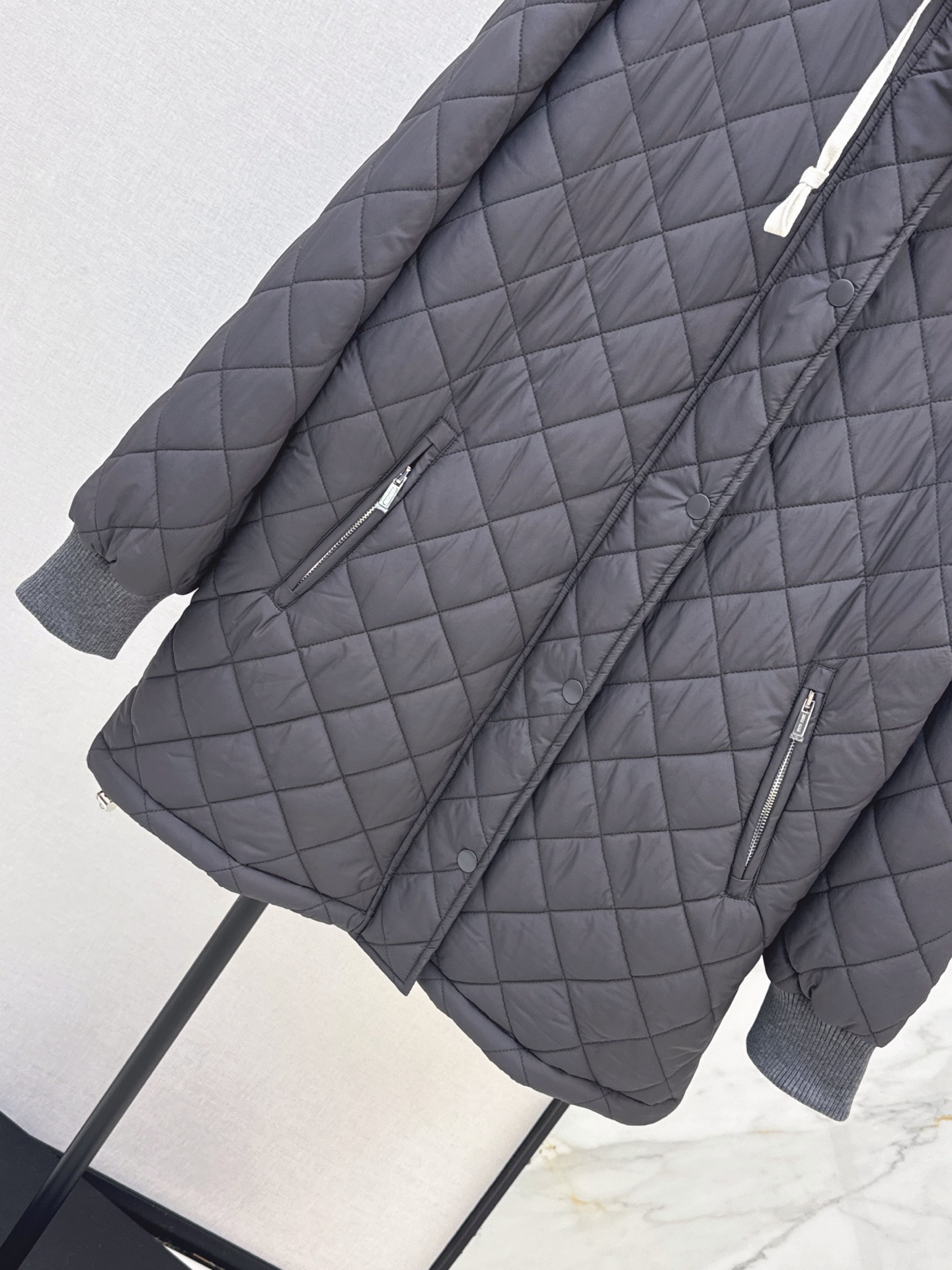 Miu 26fw hooded padded jacket