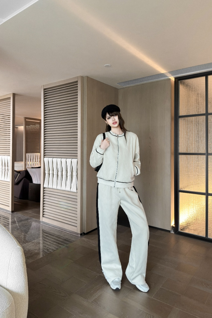 Chan 26fw casual jacket pants sets