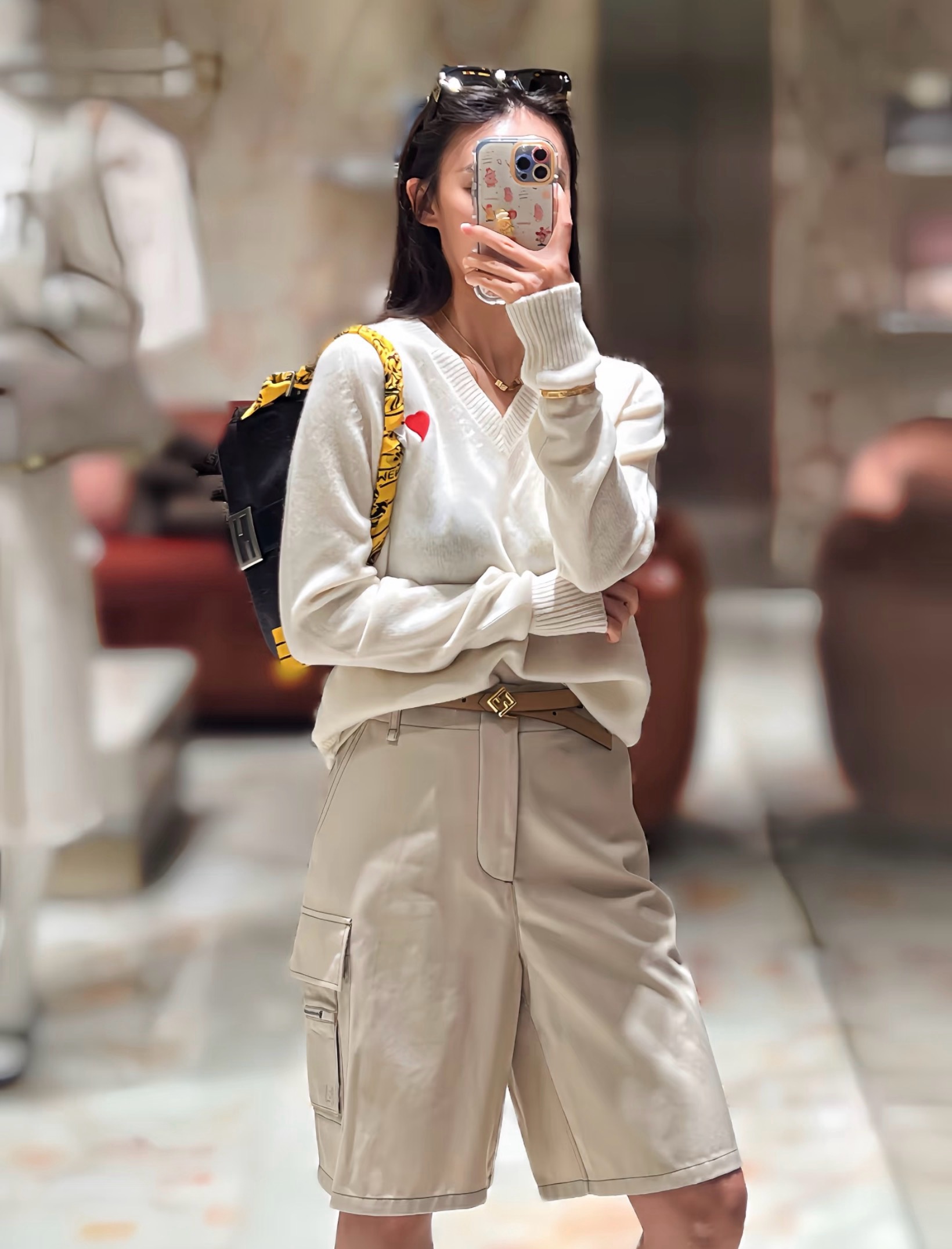 Fen 26fw knit sweater