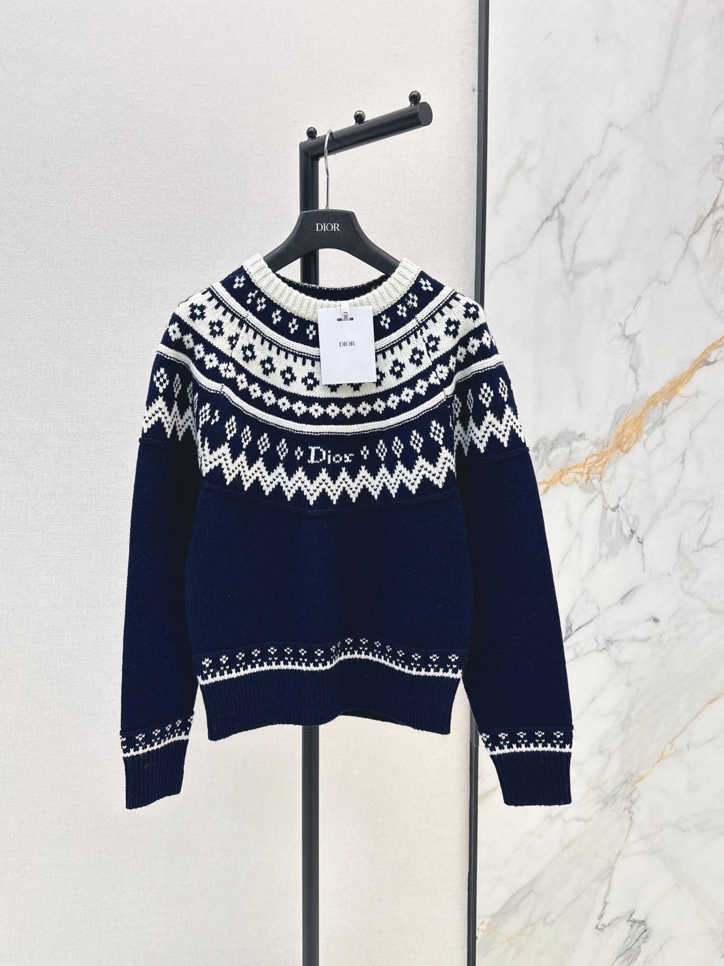 CD 26fw fair isle sweater