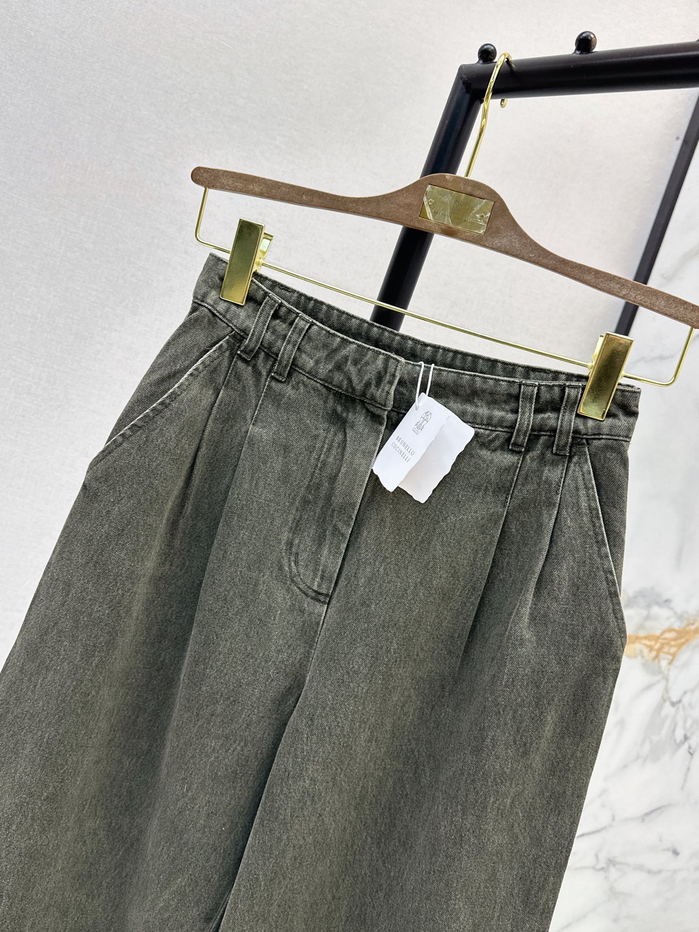 Brun 26fw straight-leg jeans
