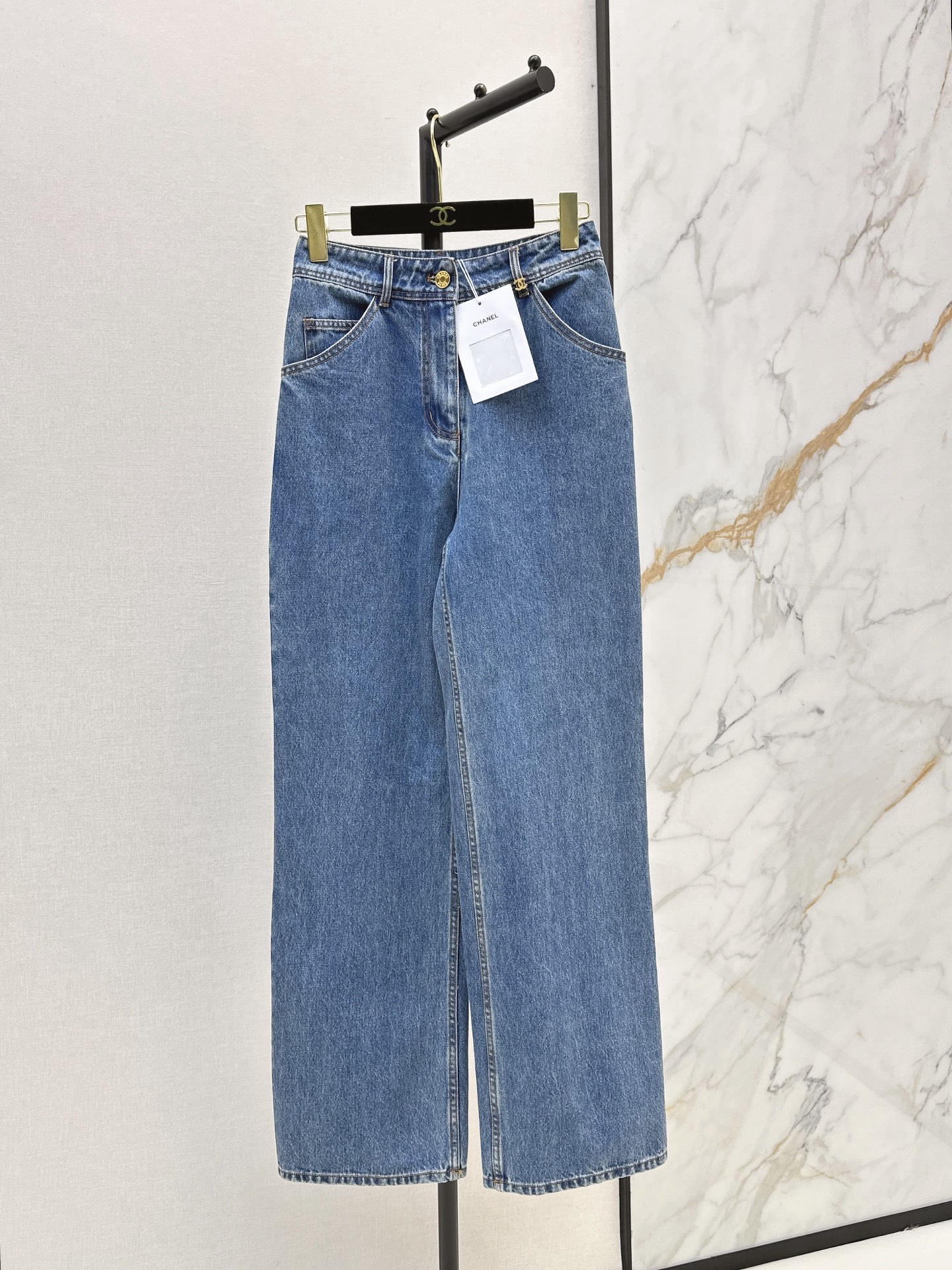 Chan 26fw straight-leg jeans