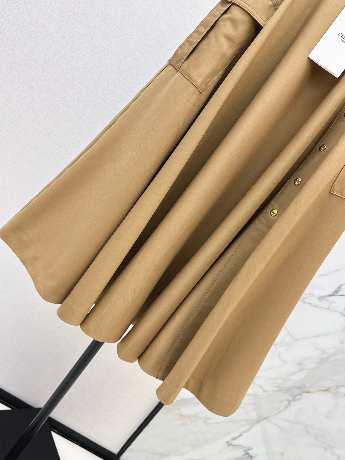 Celi 26ss cargo pleated skirt