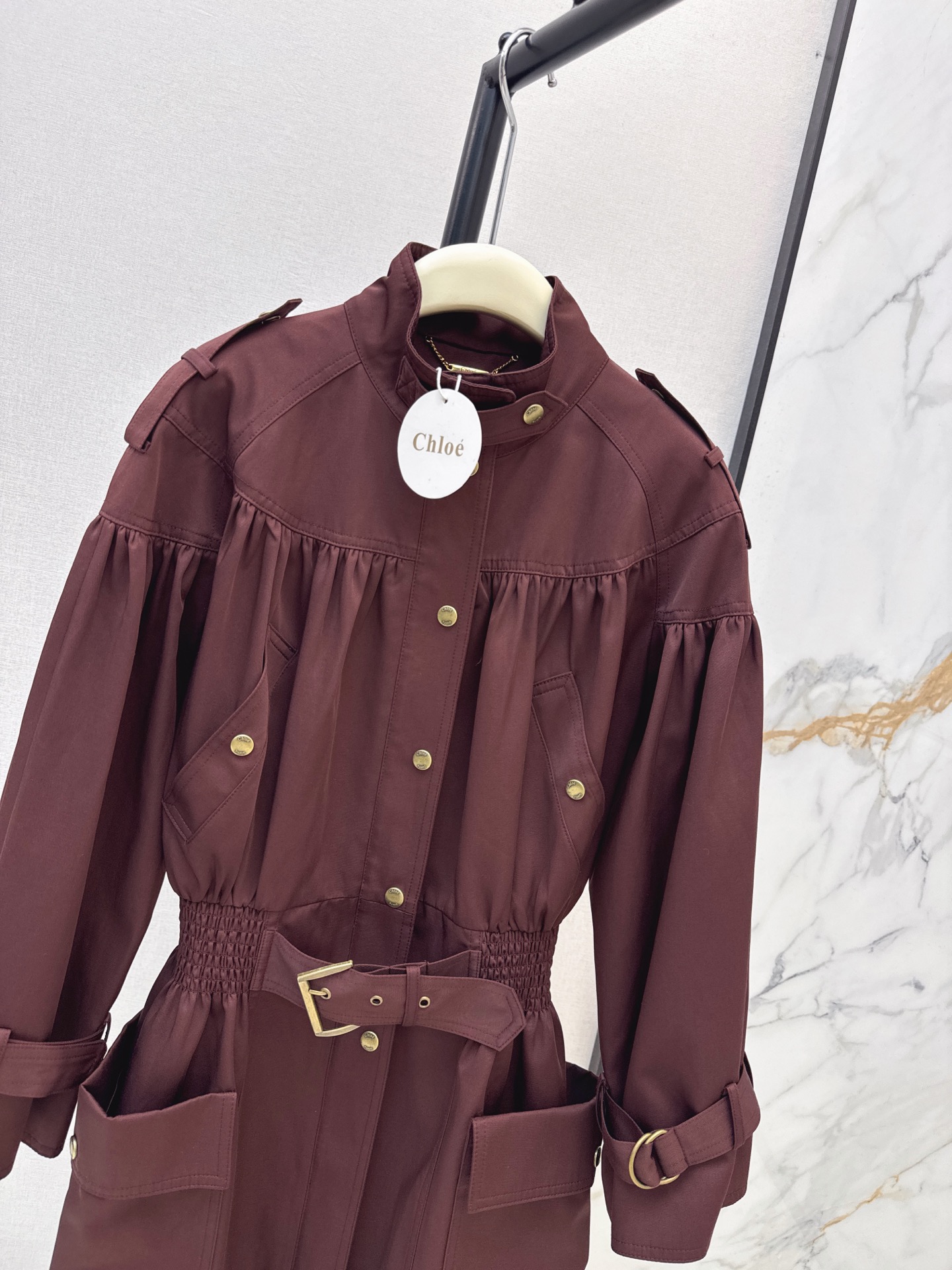 Chol 26fw trench coats dress