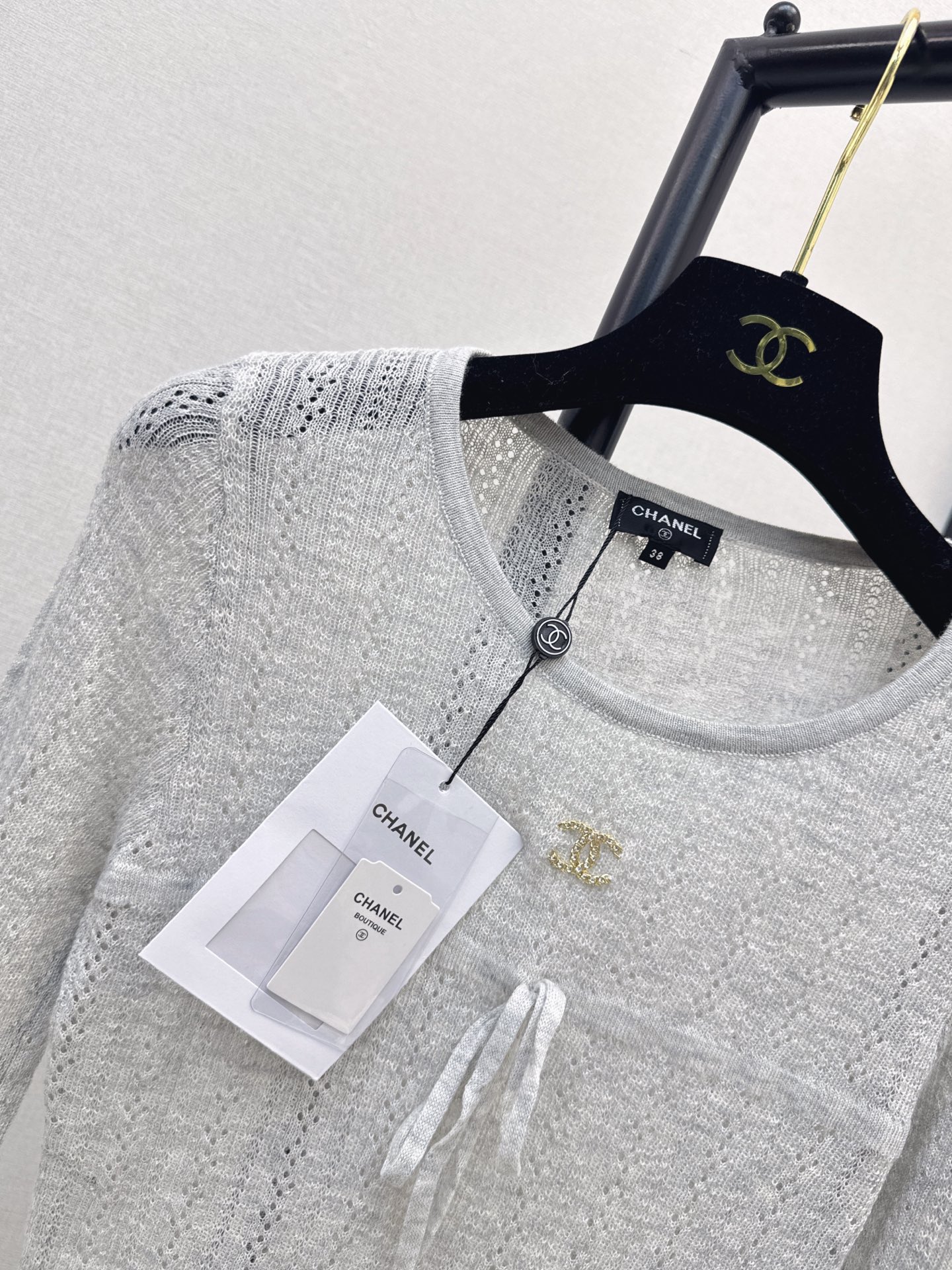 Chan 26fw slim-fit knitwear