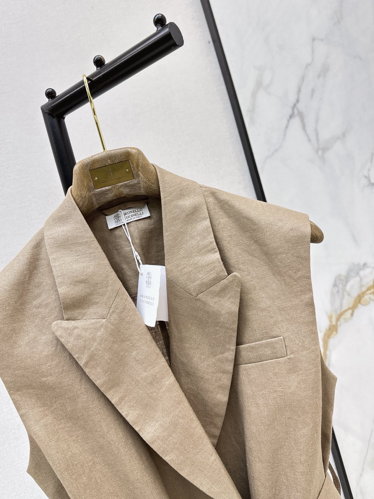 Brun 26ss belted suit vest