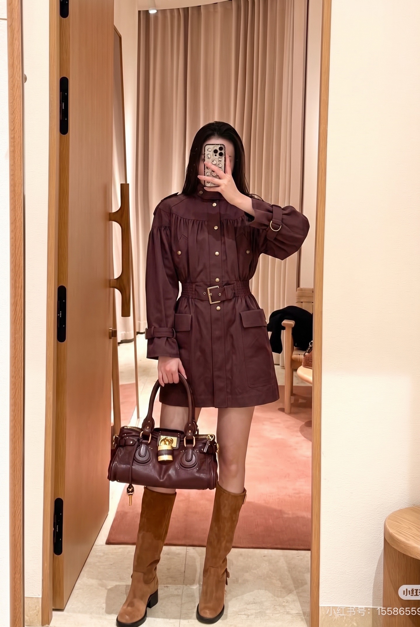 Chol 26fw trench coats dress