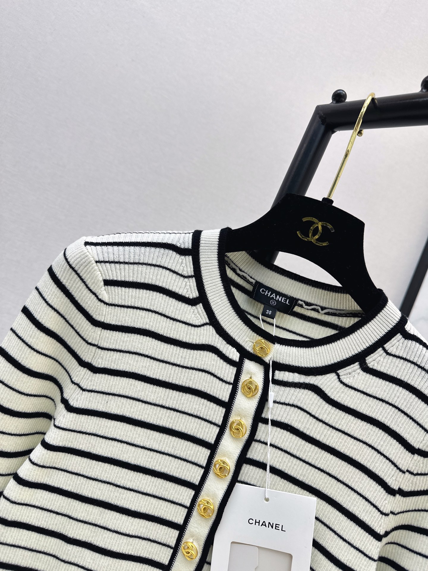 Chan 26fw stripe knitwear