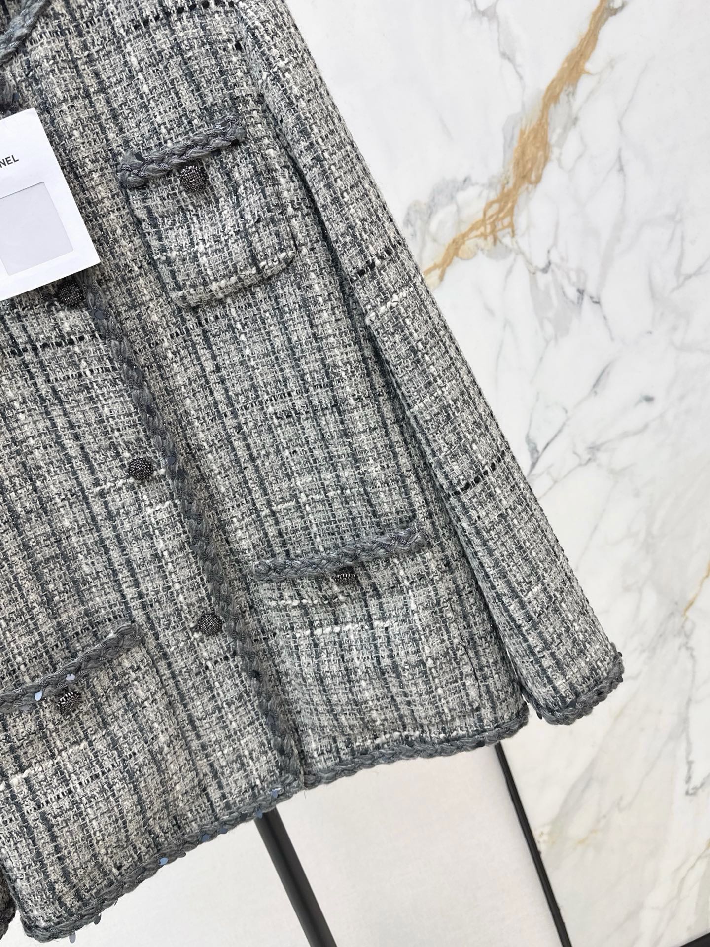 Chan 26fw tweed woven jacket