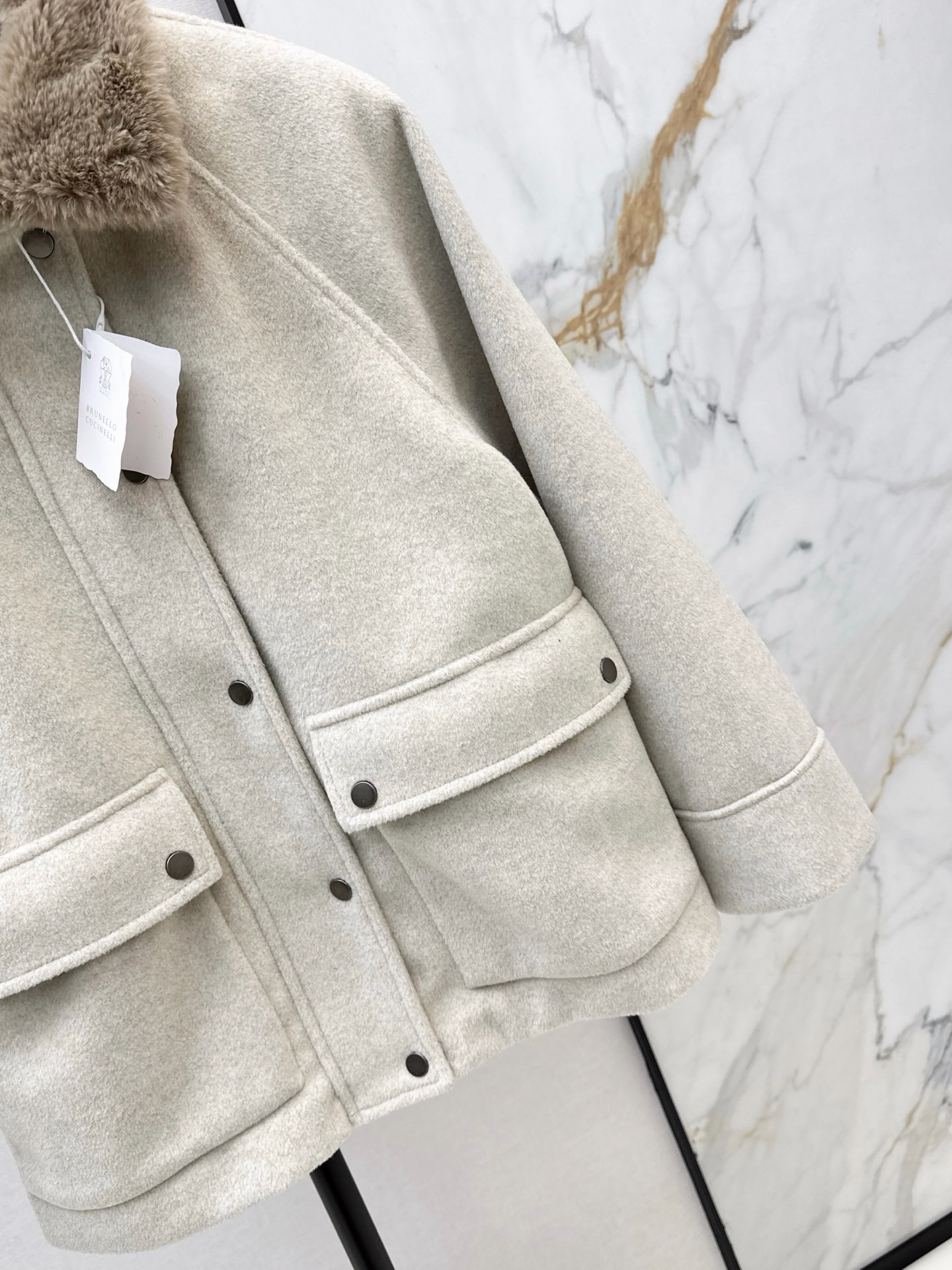 Brun 26fw datachable jacket
