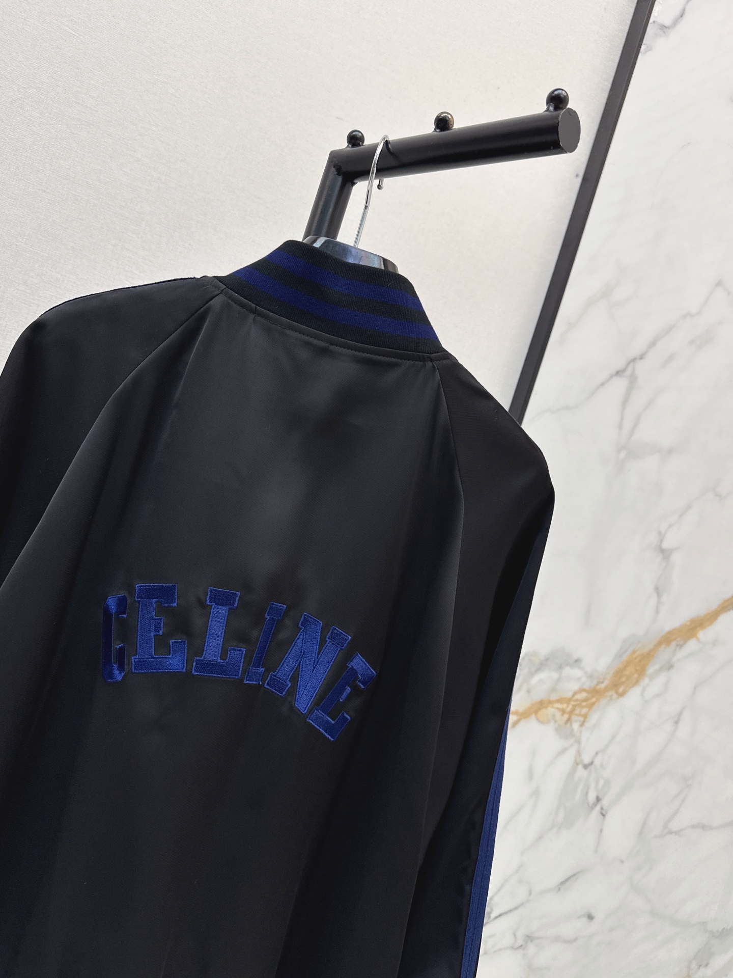 Celi 26fw satin bomber jacket