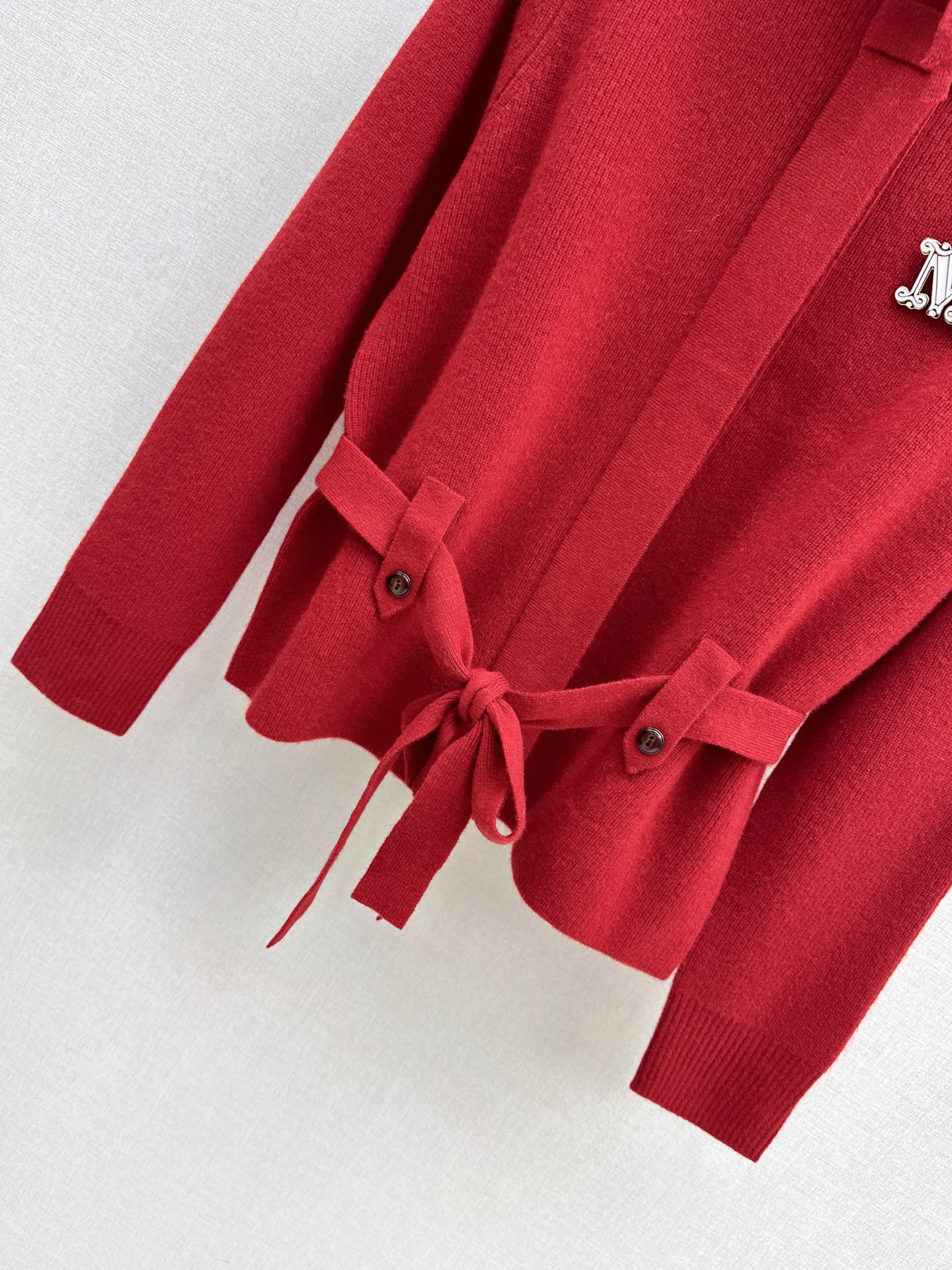 Max 26fw woolbelted cardigan