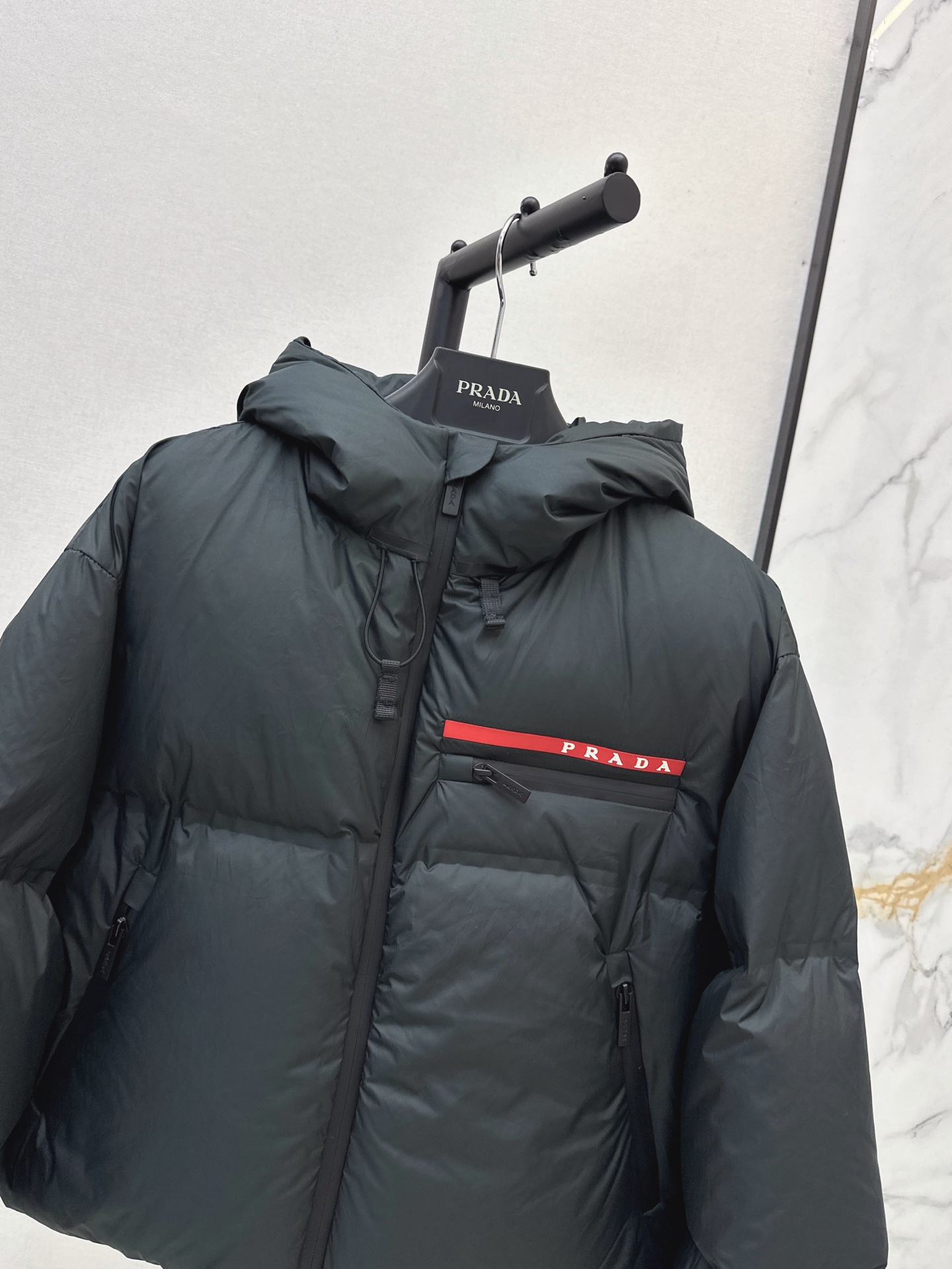 Pra 26fw hooded ski down jacket