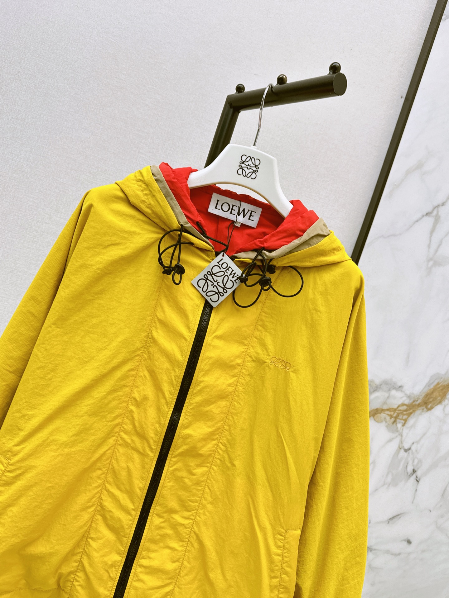 Loe 26fw hooded zipper jacket