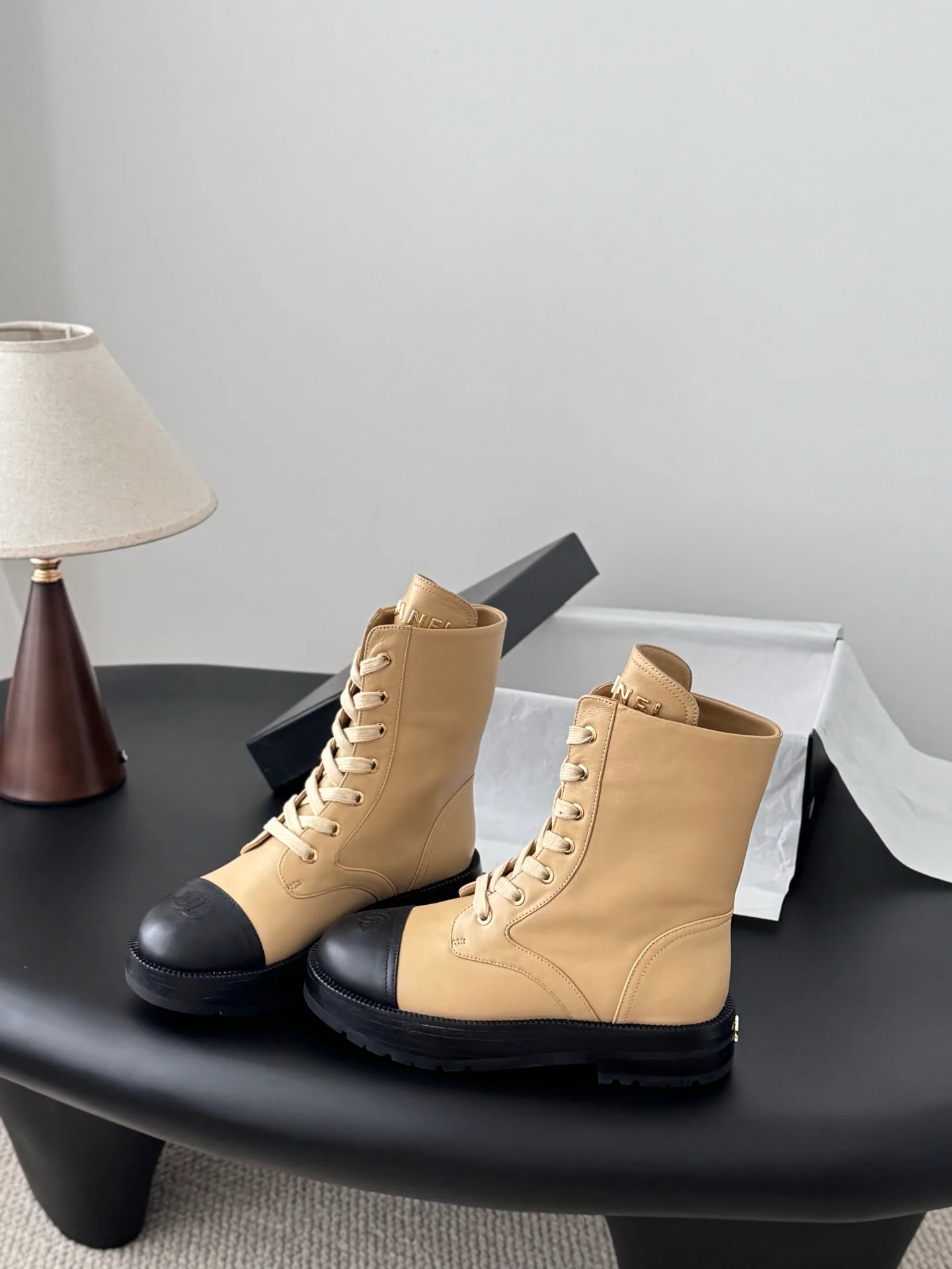 Chan 25fw ankle boots