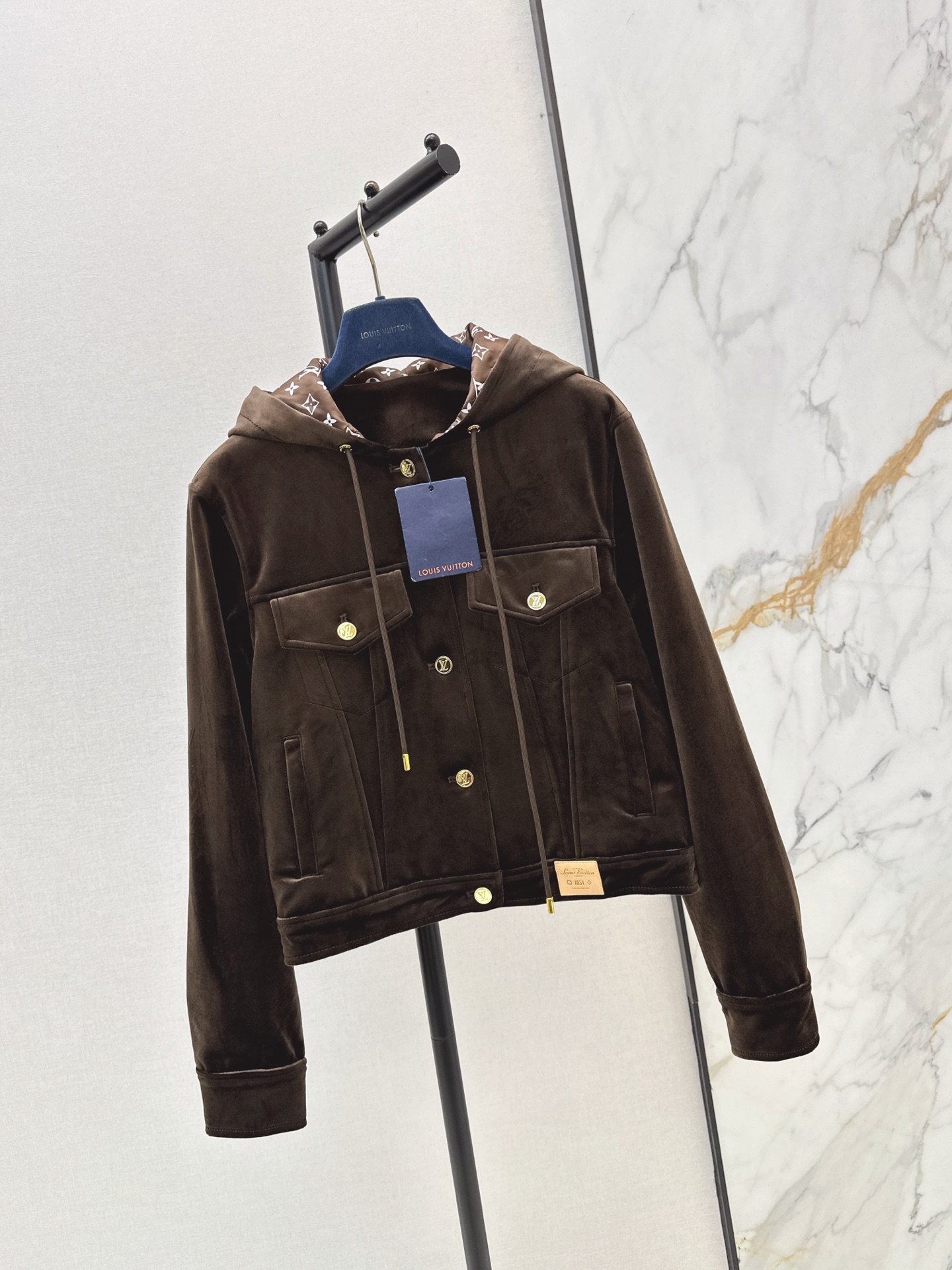Loui 26fw hooded casual jacket