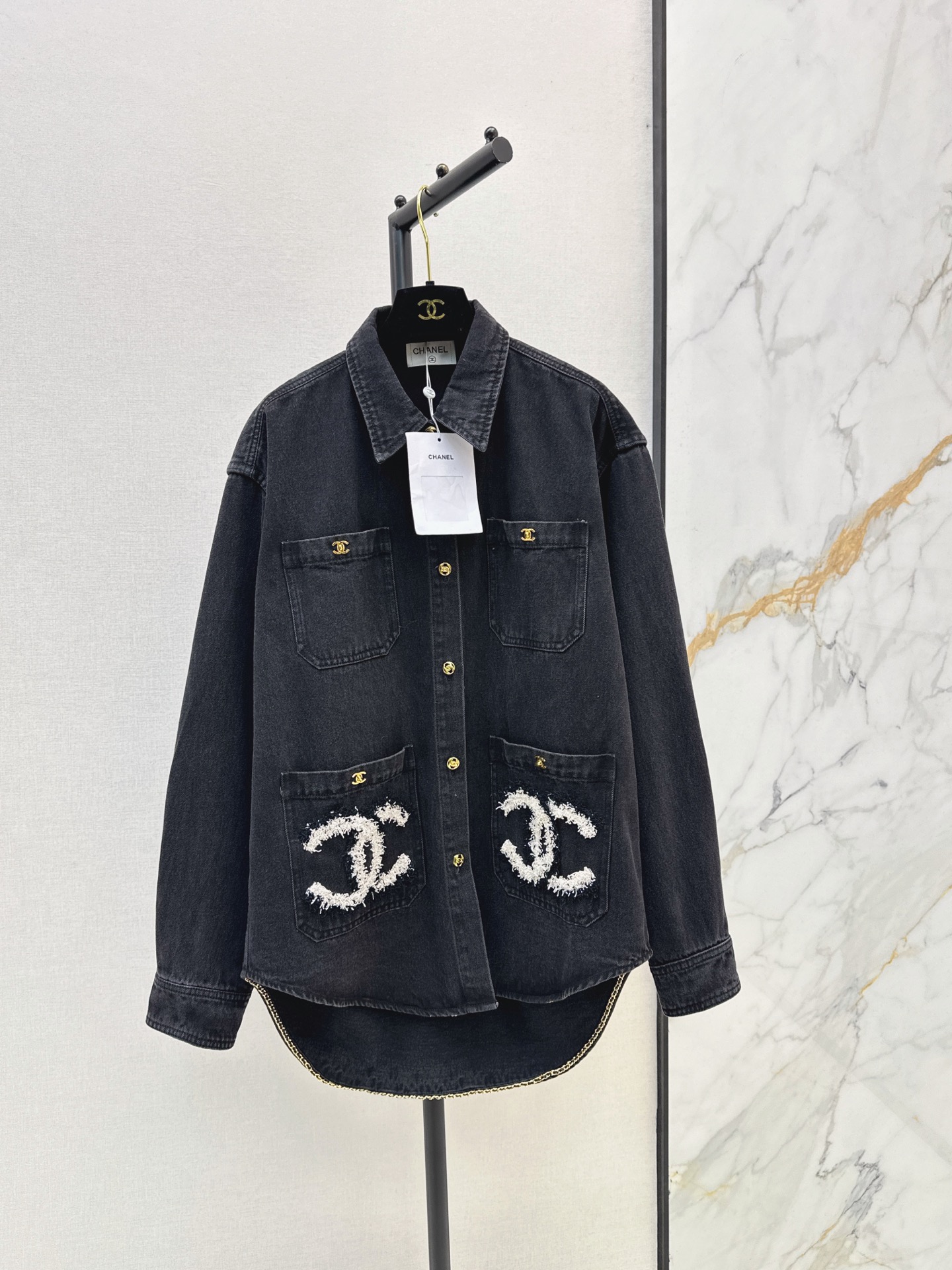 Chan 26fw denim shirt jacket