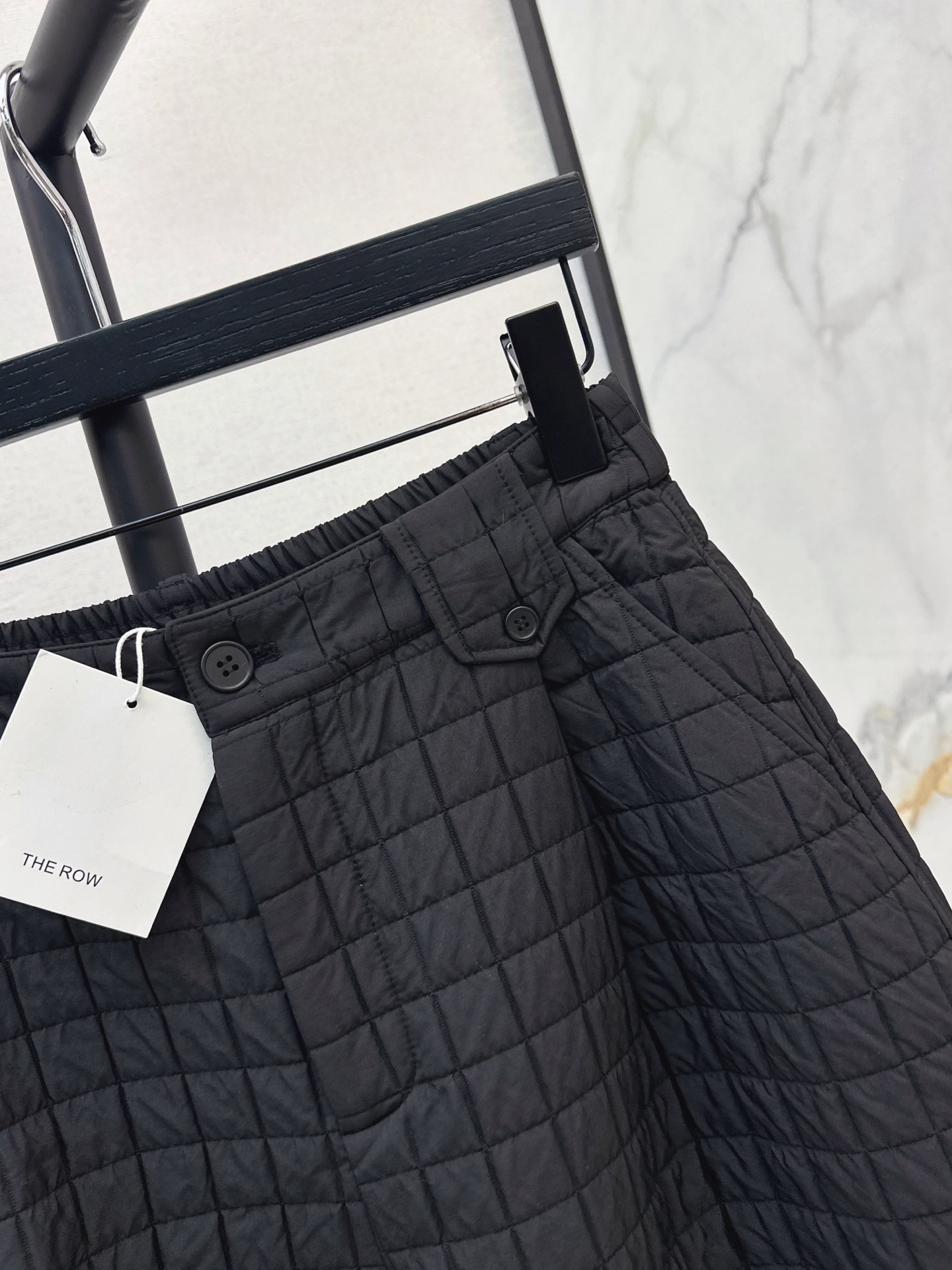 Brun 26fw cropped padded pants