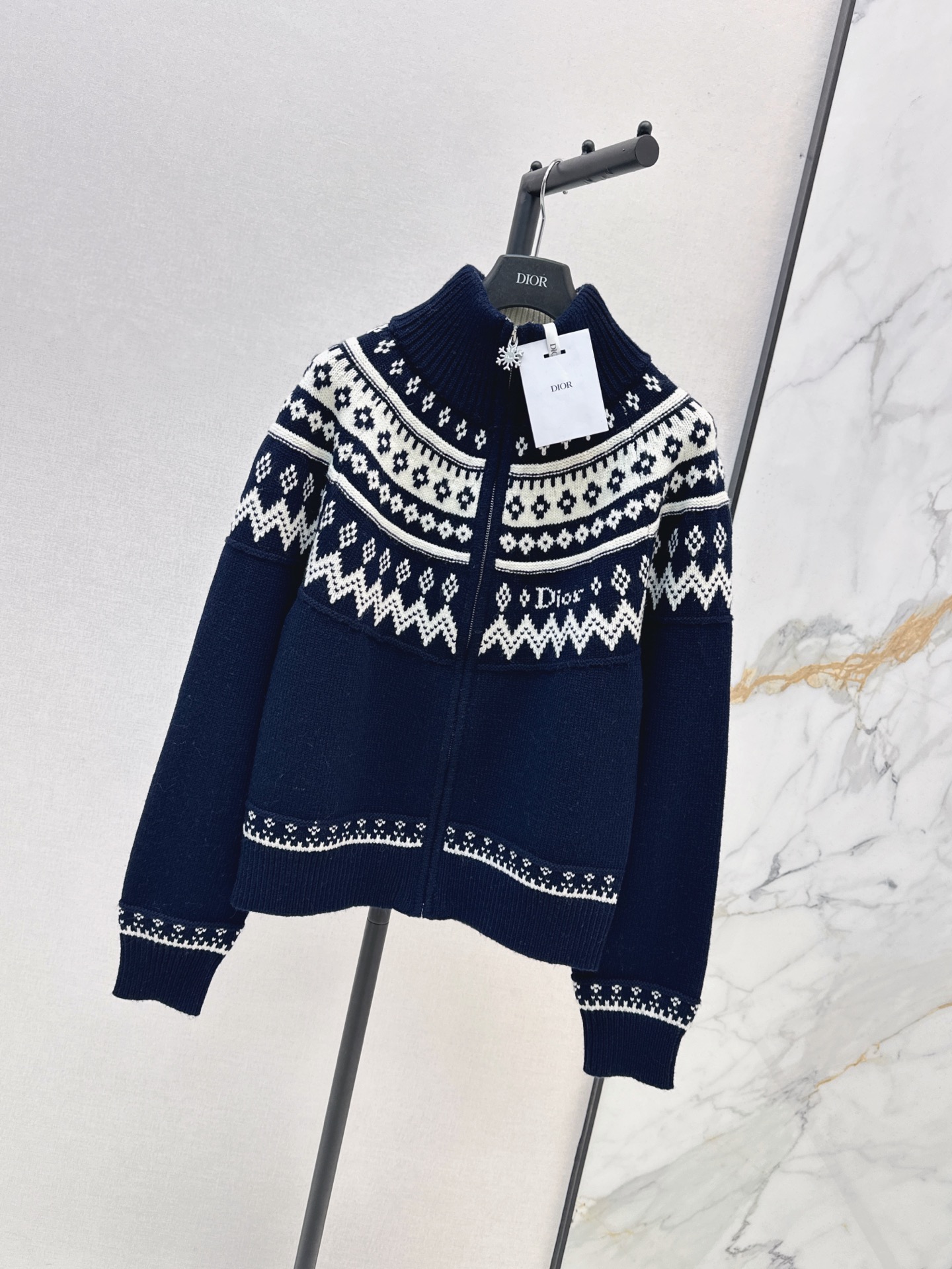CD 26fw fair isle knit jacket